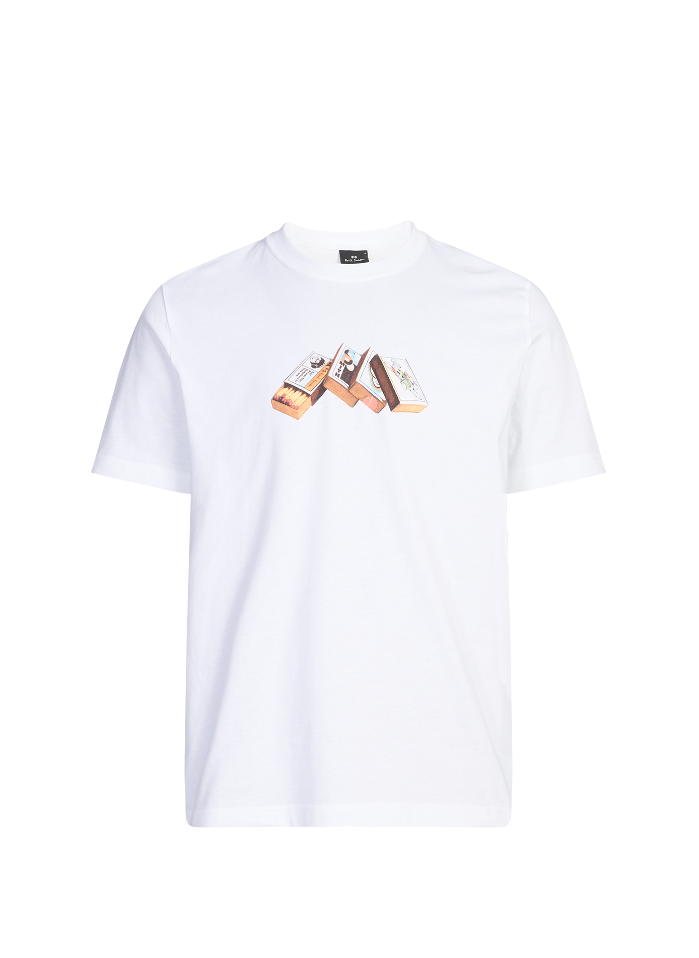 T-shirt imprimé en coton PAUL SMITH Blanc