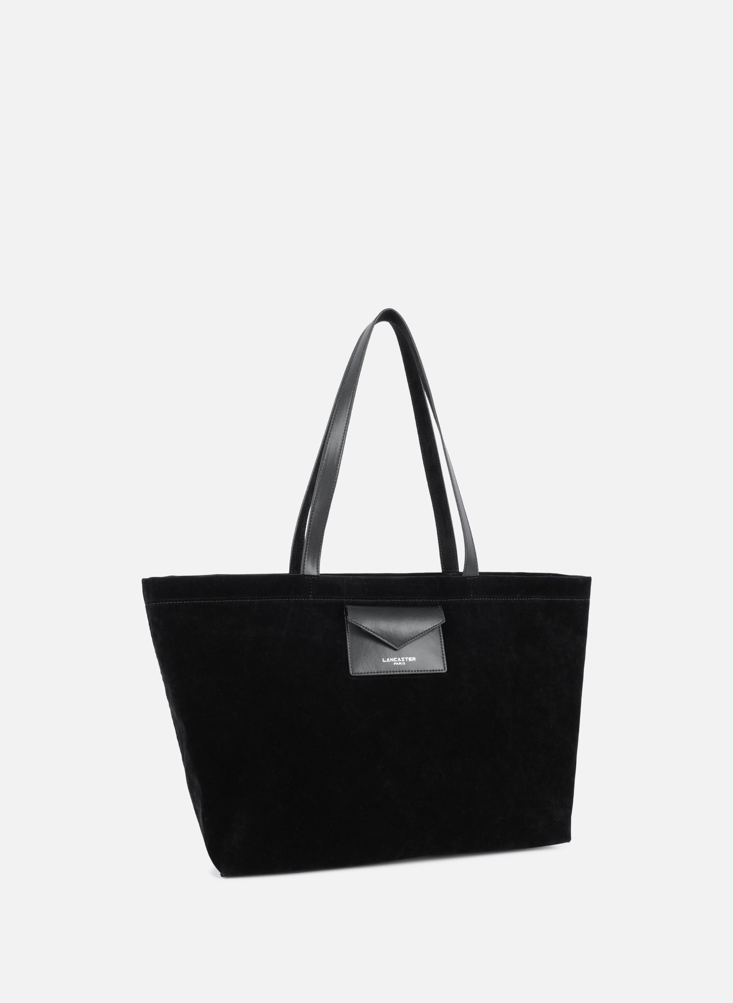 Grand sac cabas épaule - suédine kba LANCASTER Noir