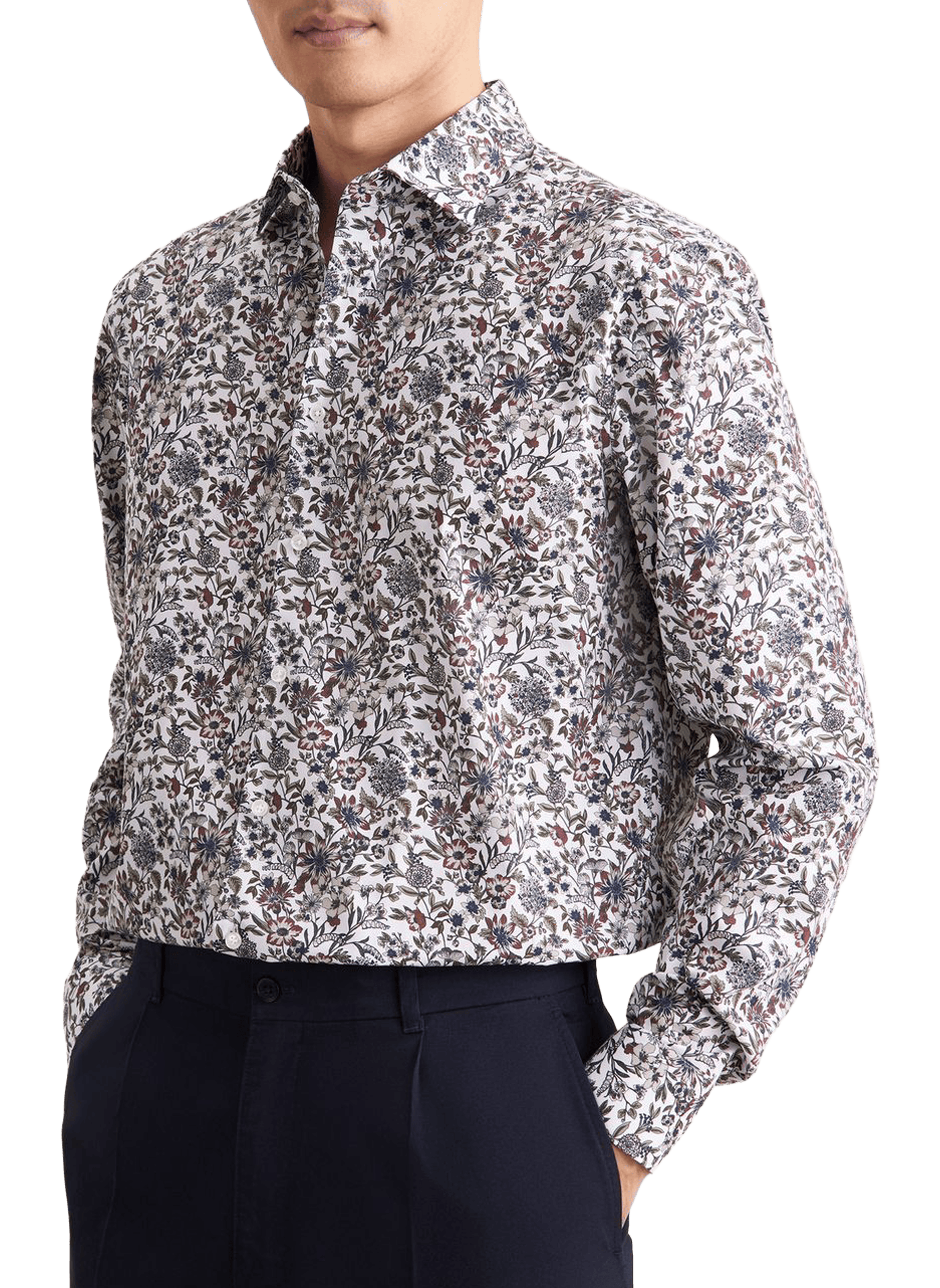 Chemise imprimée en coton SEIDENSTICKER Multicolore