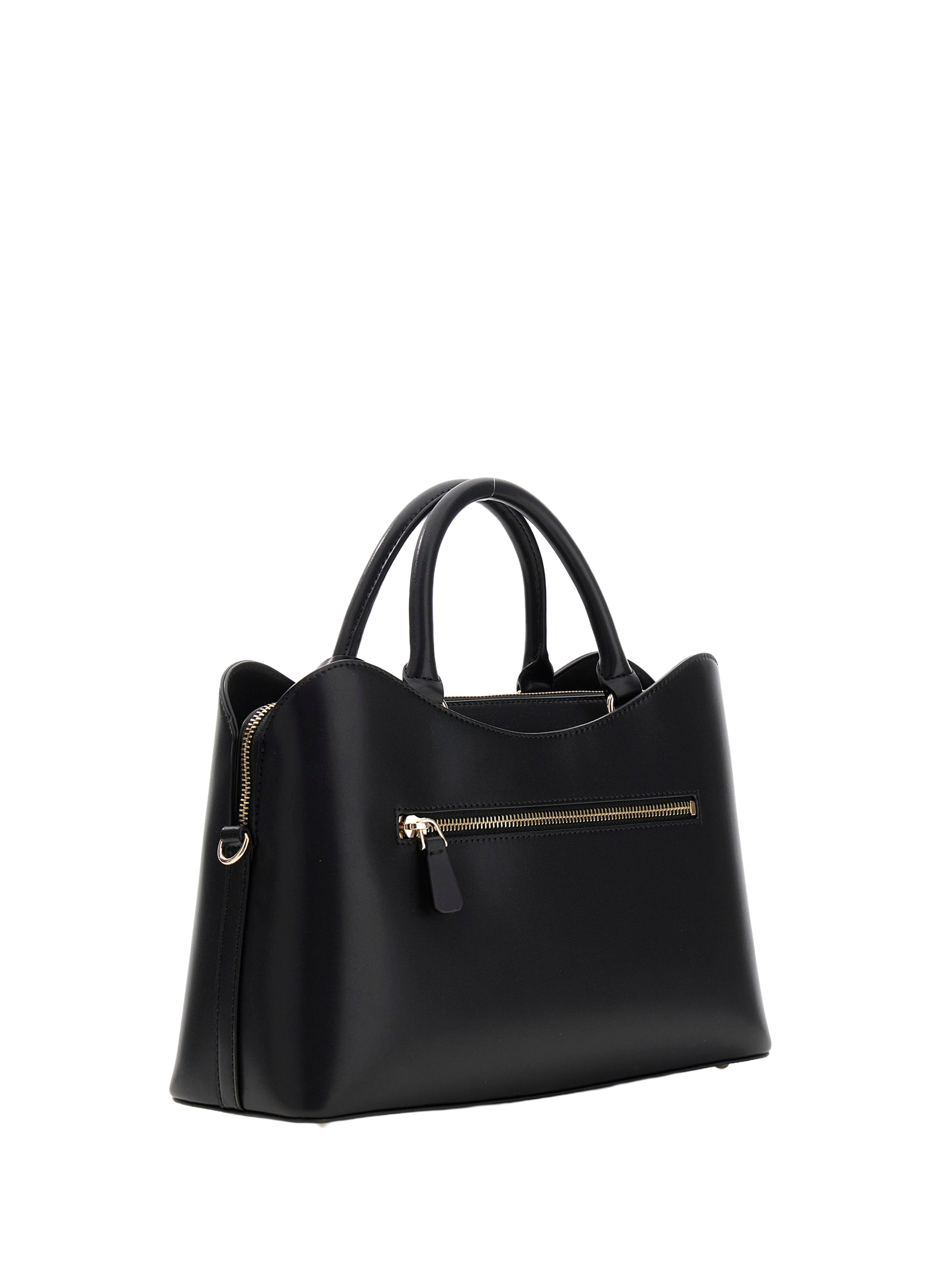 Borsa a mano con tracolla removibile GUESS Nero