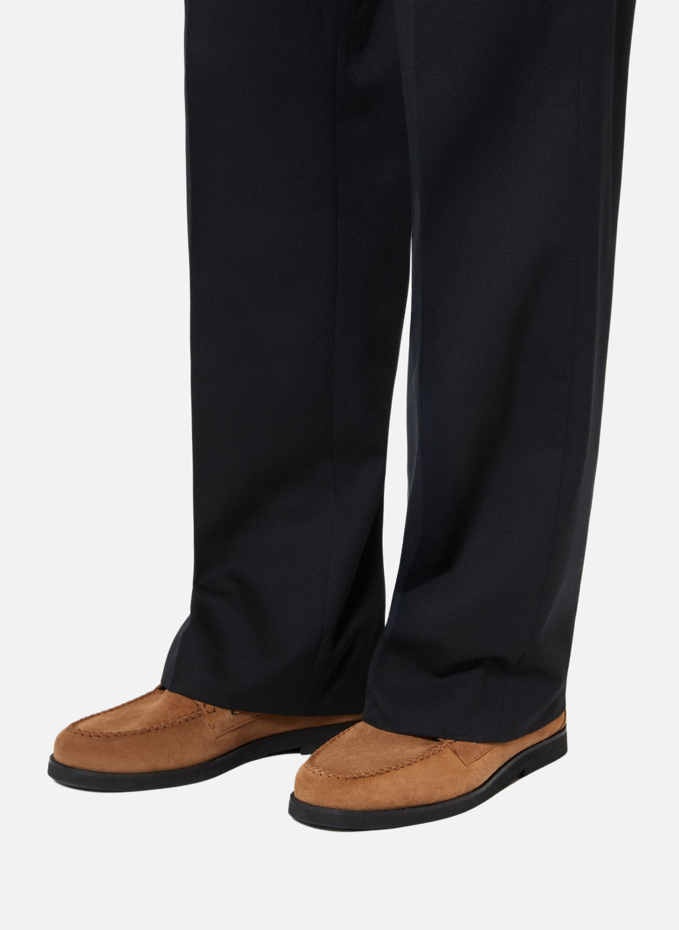 Mocassins en suède THE KOOPLES Marron