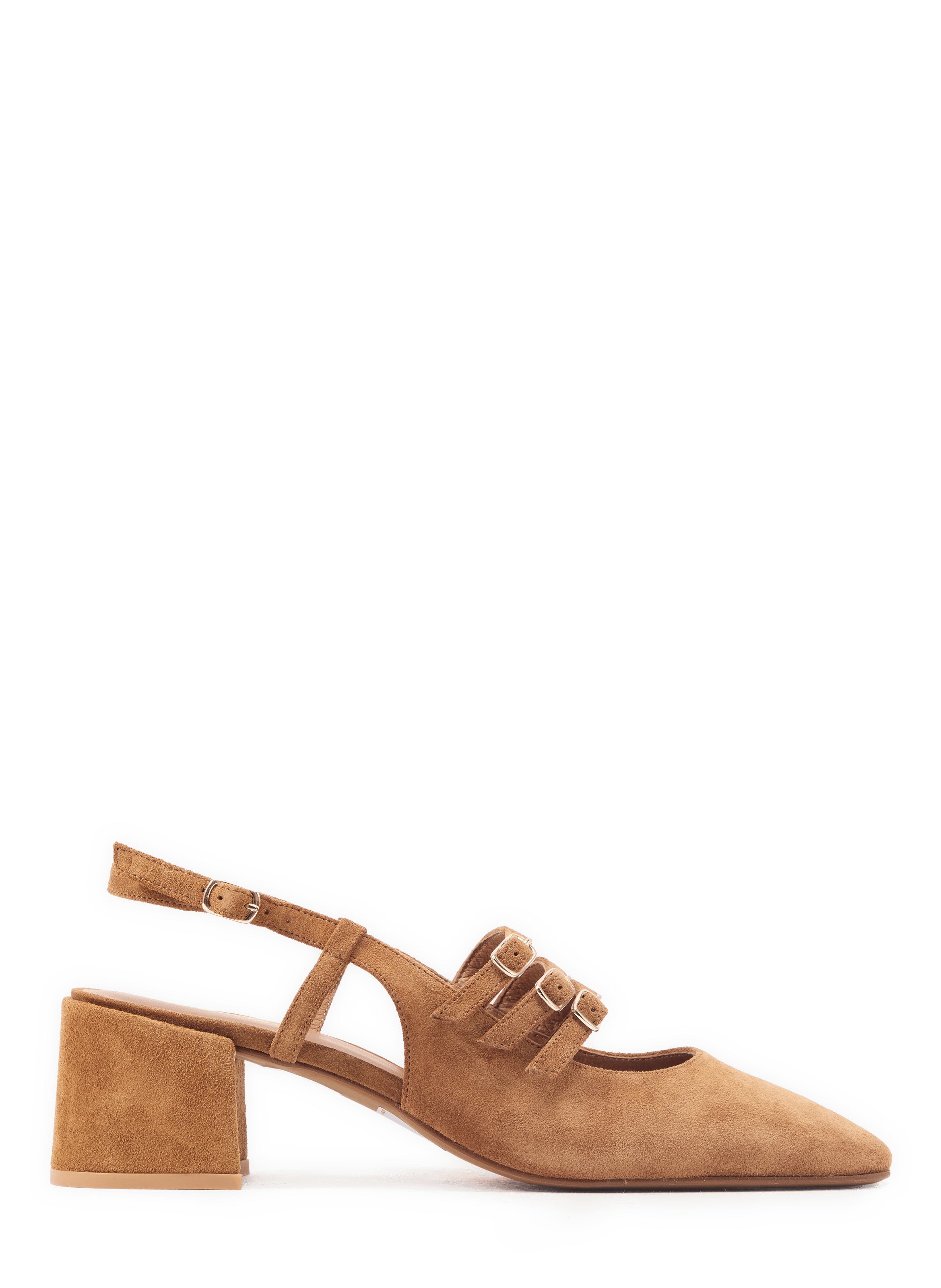 Sandales à talon Fetich en cuir SAISON 1865 Marron