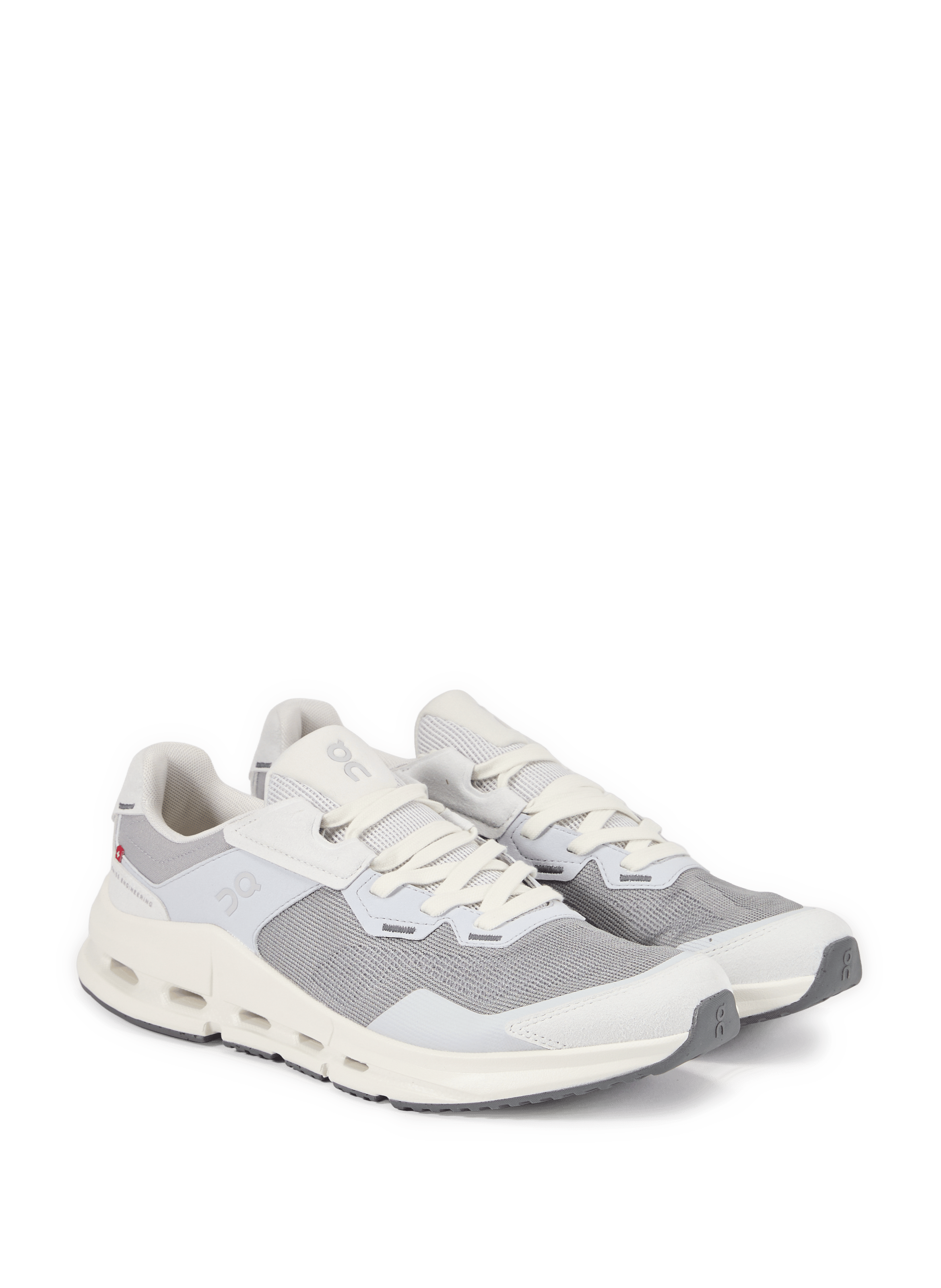 Baskets bi-matière ON RUNNING Gris