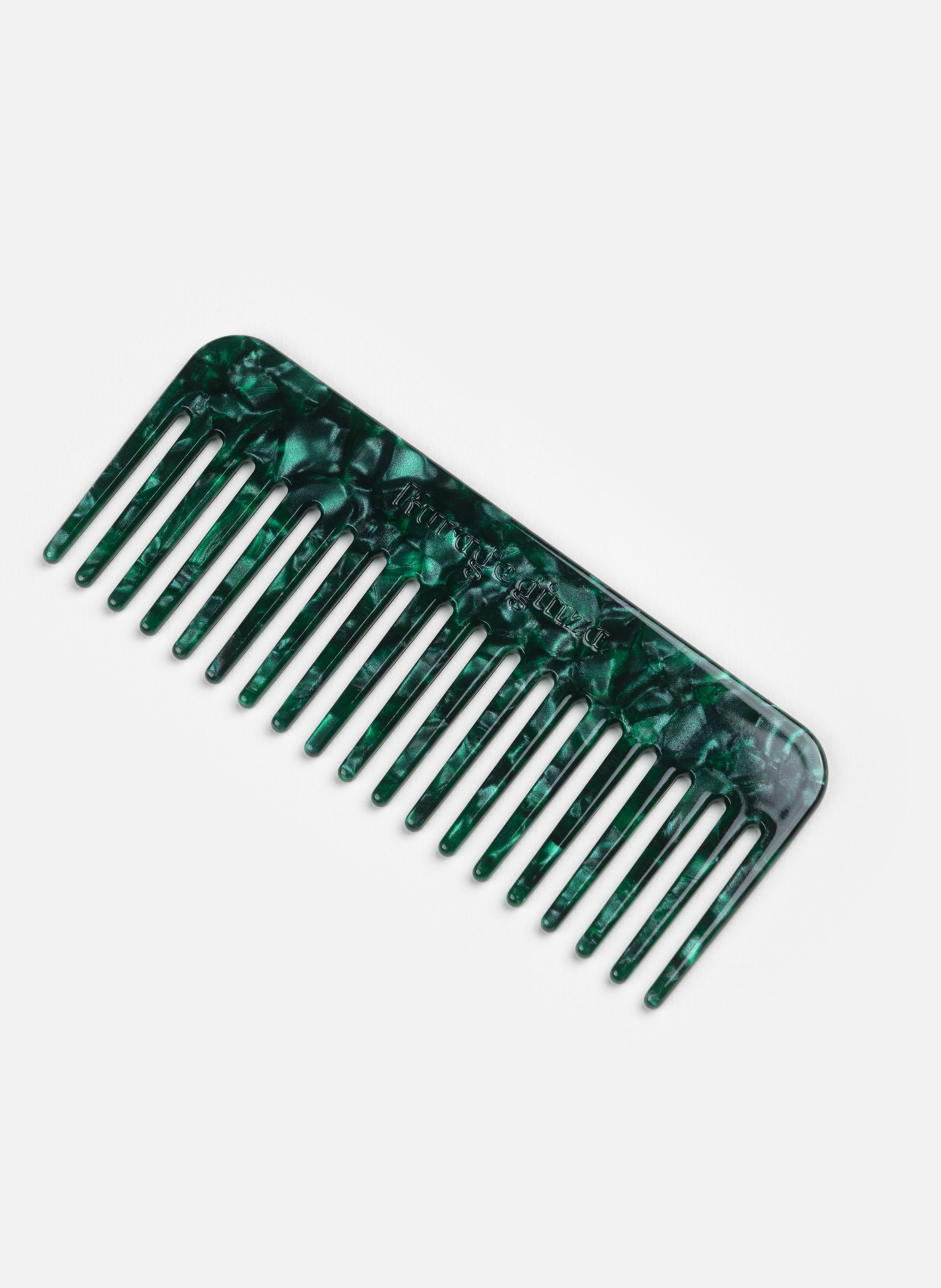 Peigne dahlia en acétate de cellulose KURAGE GINZA Vert