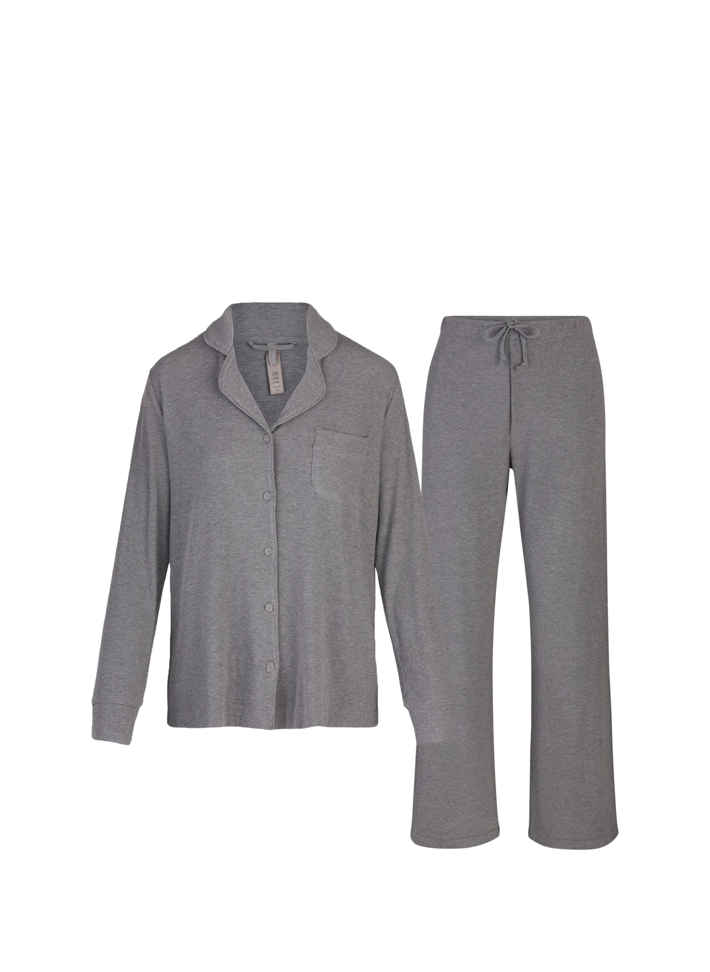 Ensemble de pyjama ample uni SKIMS Grey
