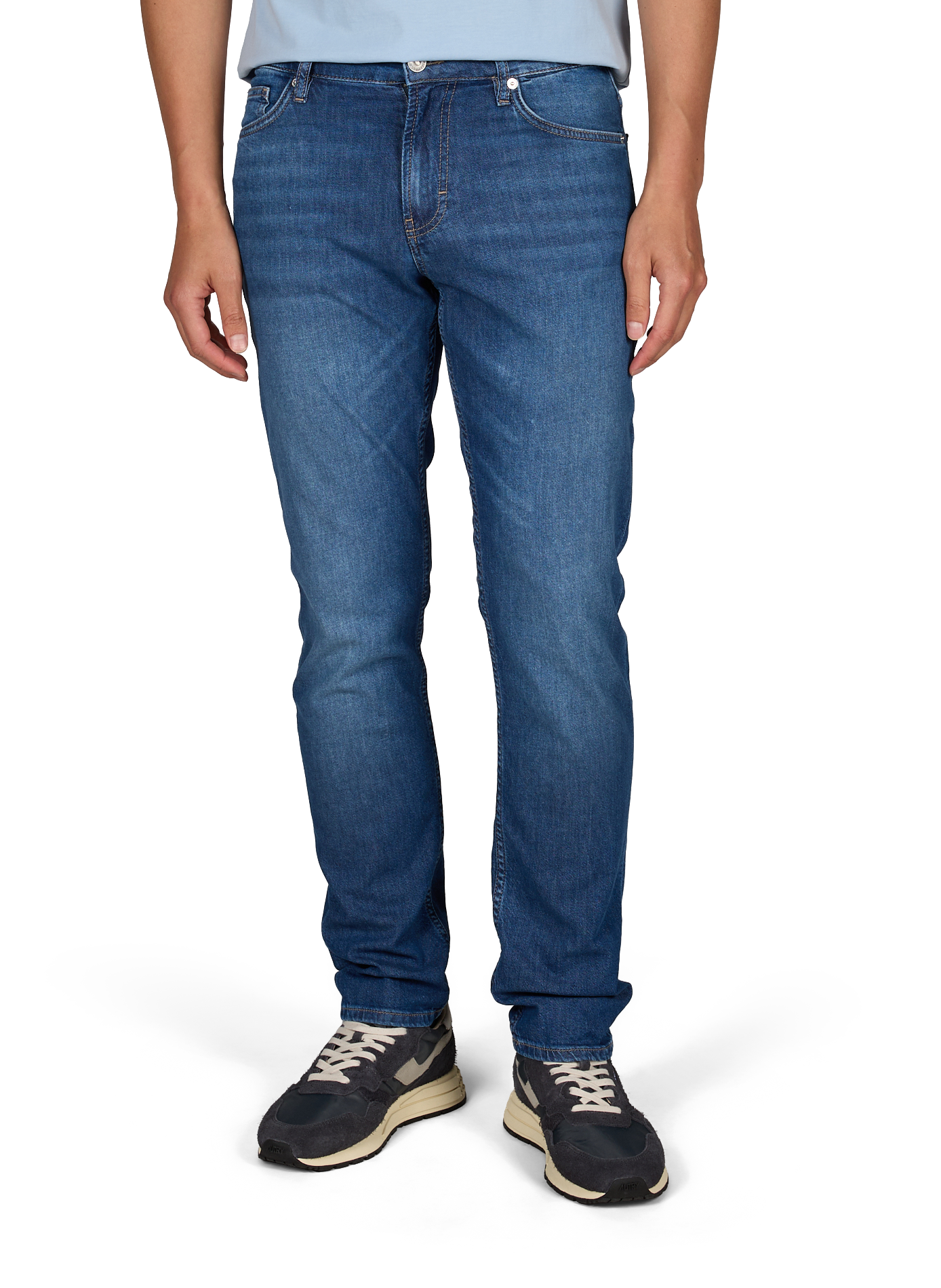 Jean slim en coton STRELLSON Bleu