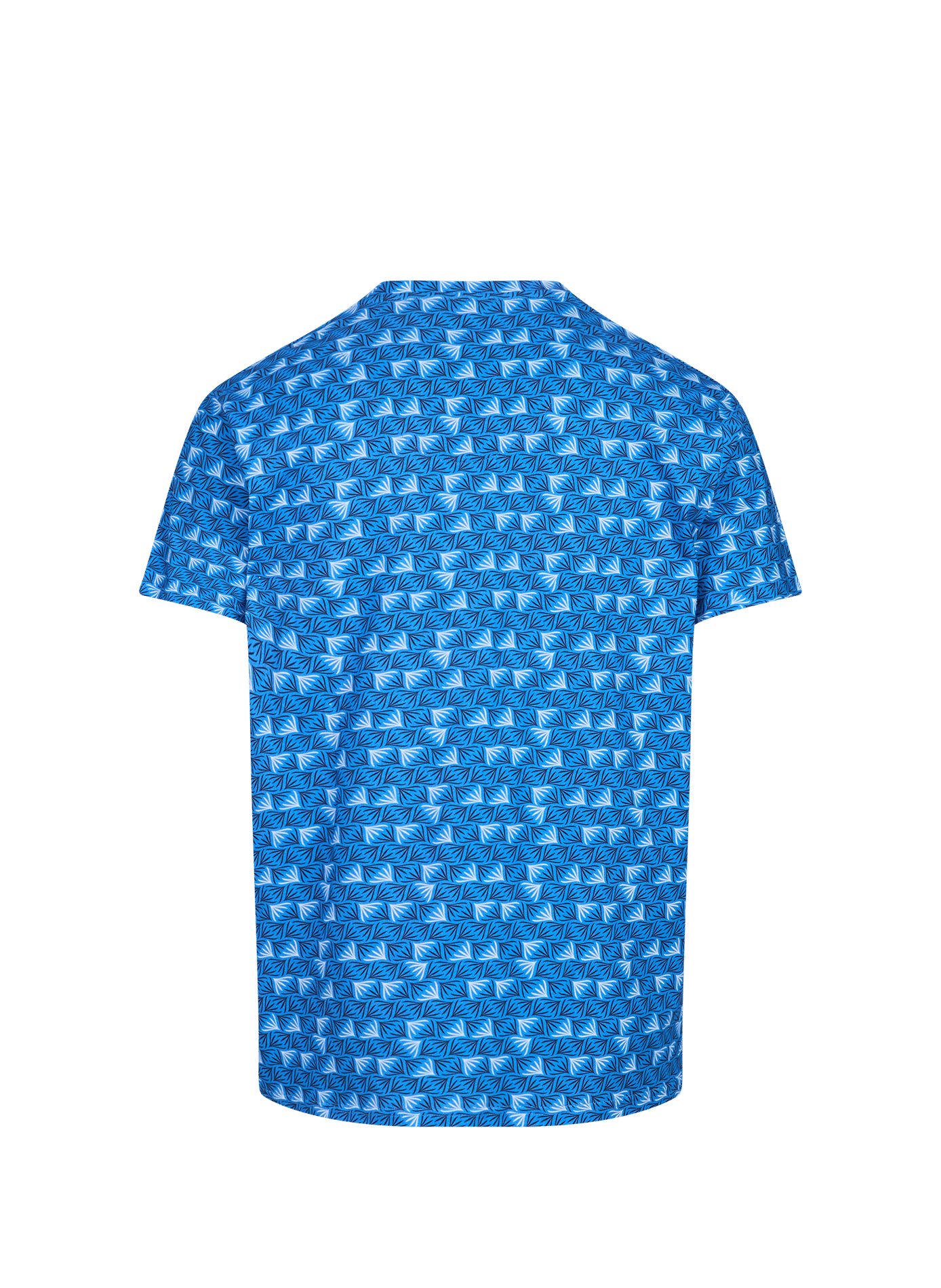 Short printed cotton pajama set HOM Blue