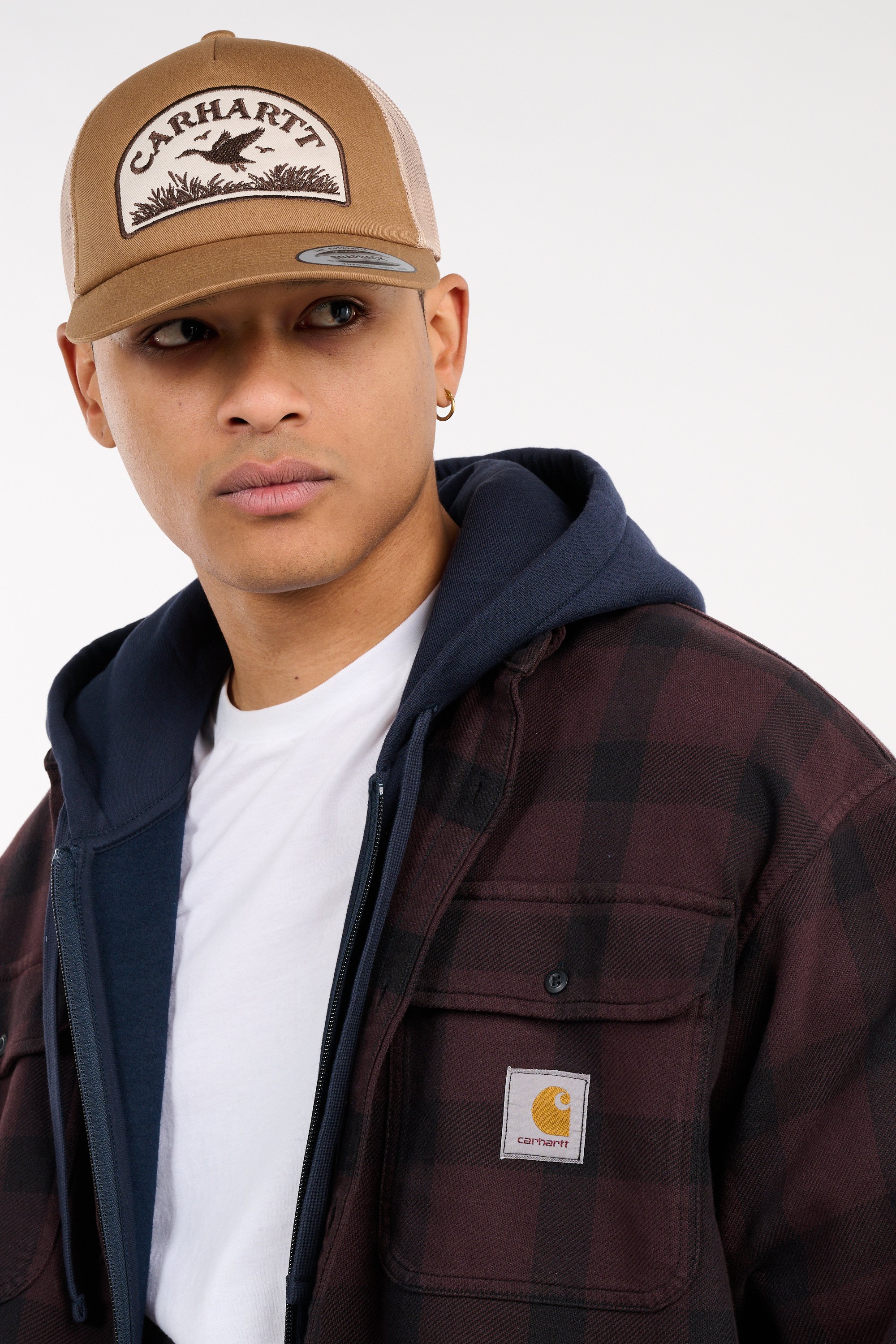 Casquette take off trucker cap CARHARTT WIP Beige