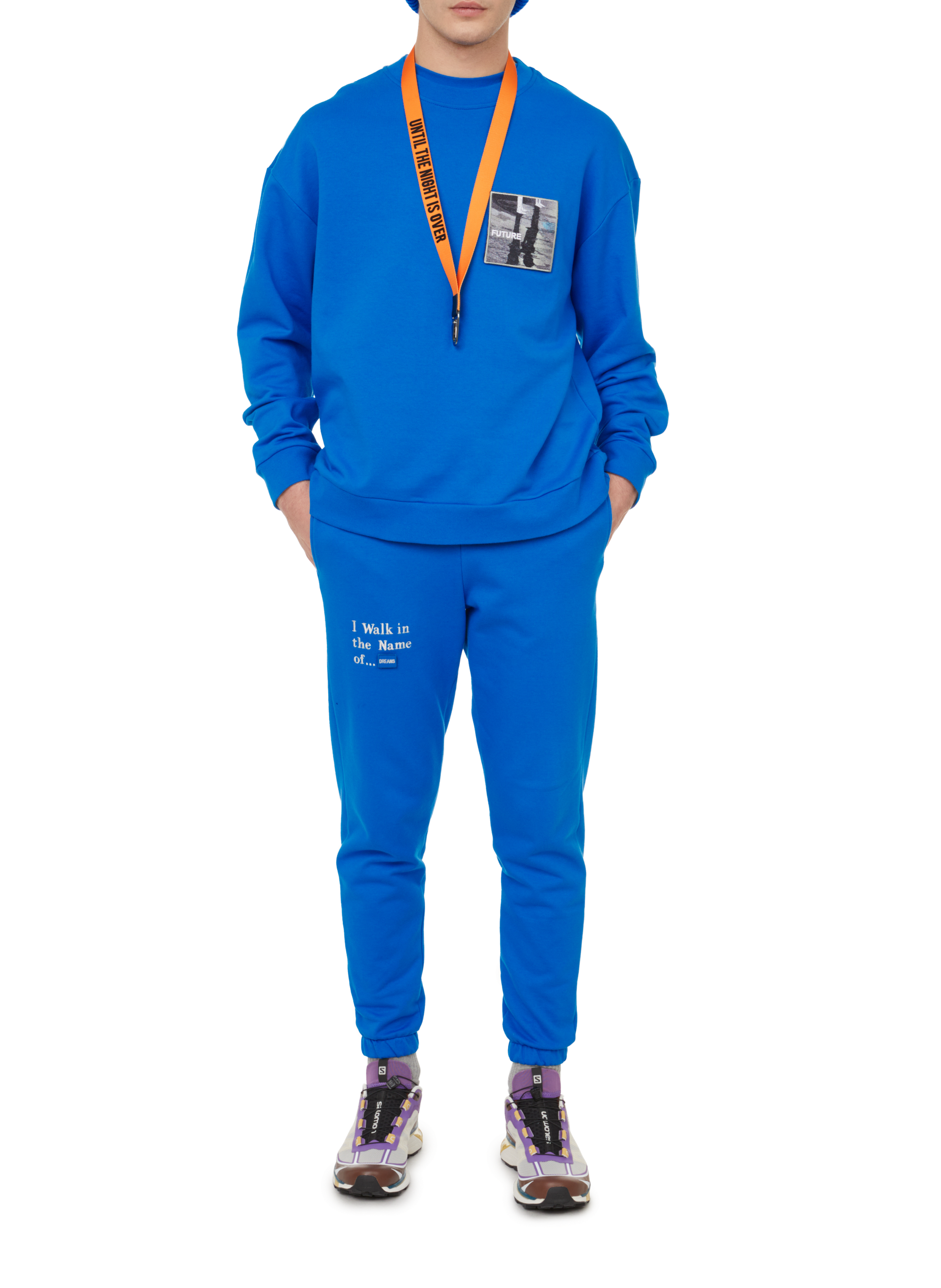 Katoenen sweatshirt UNTIL THE NIGHT IS OVER Blauw