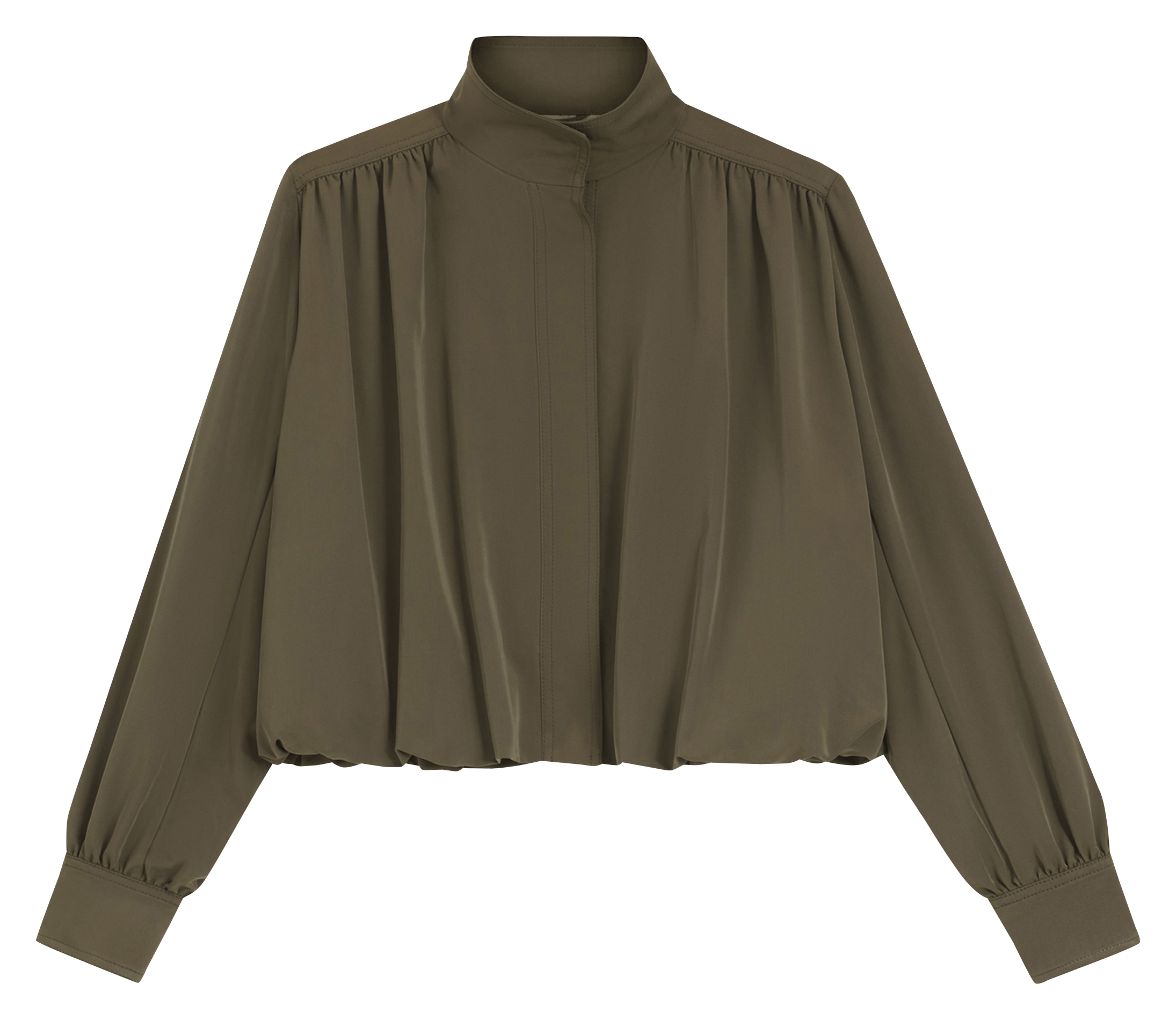 Veste col montant BOSS Kaki