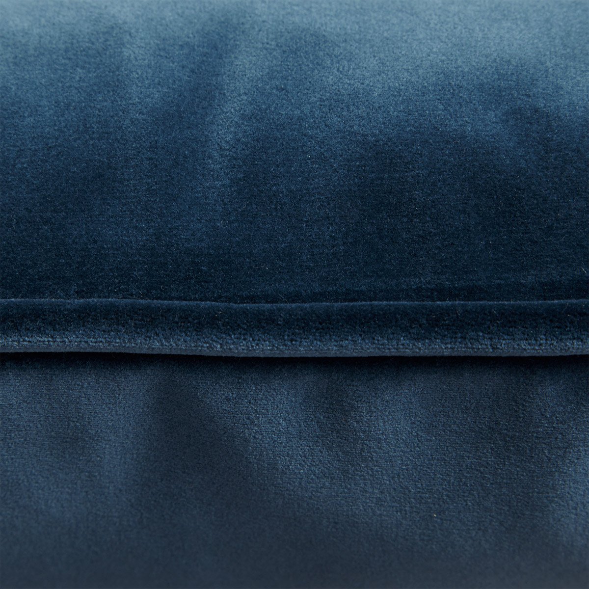 Housse de coussin en velours, divan YVES DELORME Bleu