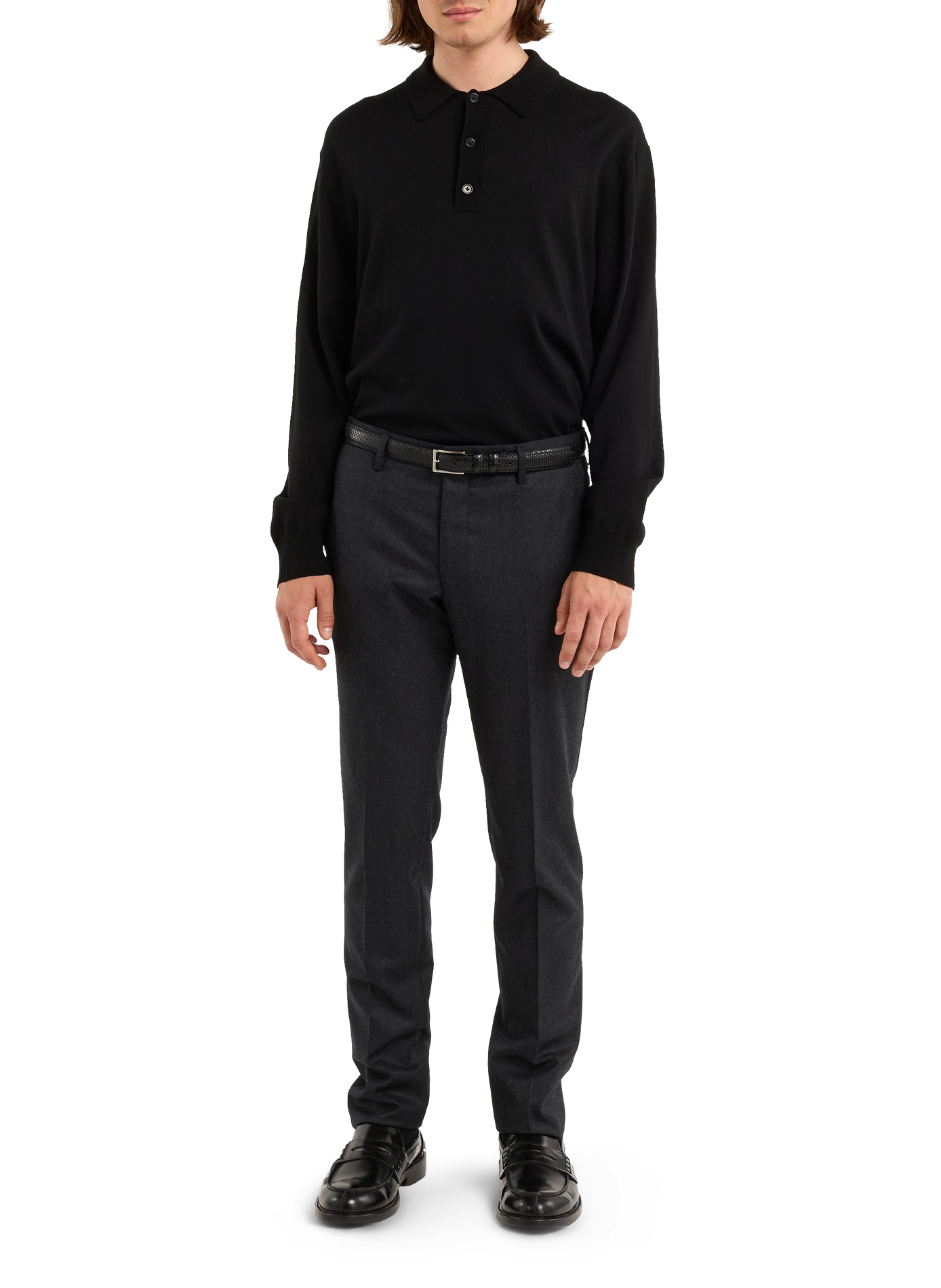 Pantalon de costume slim en laine SAISON 1865 Gris