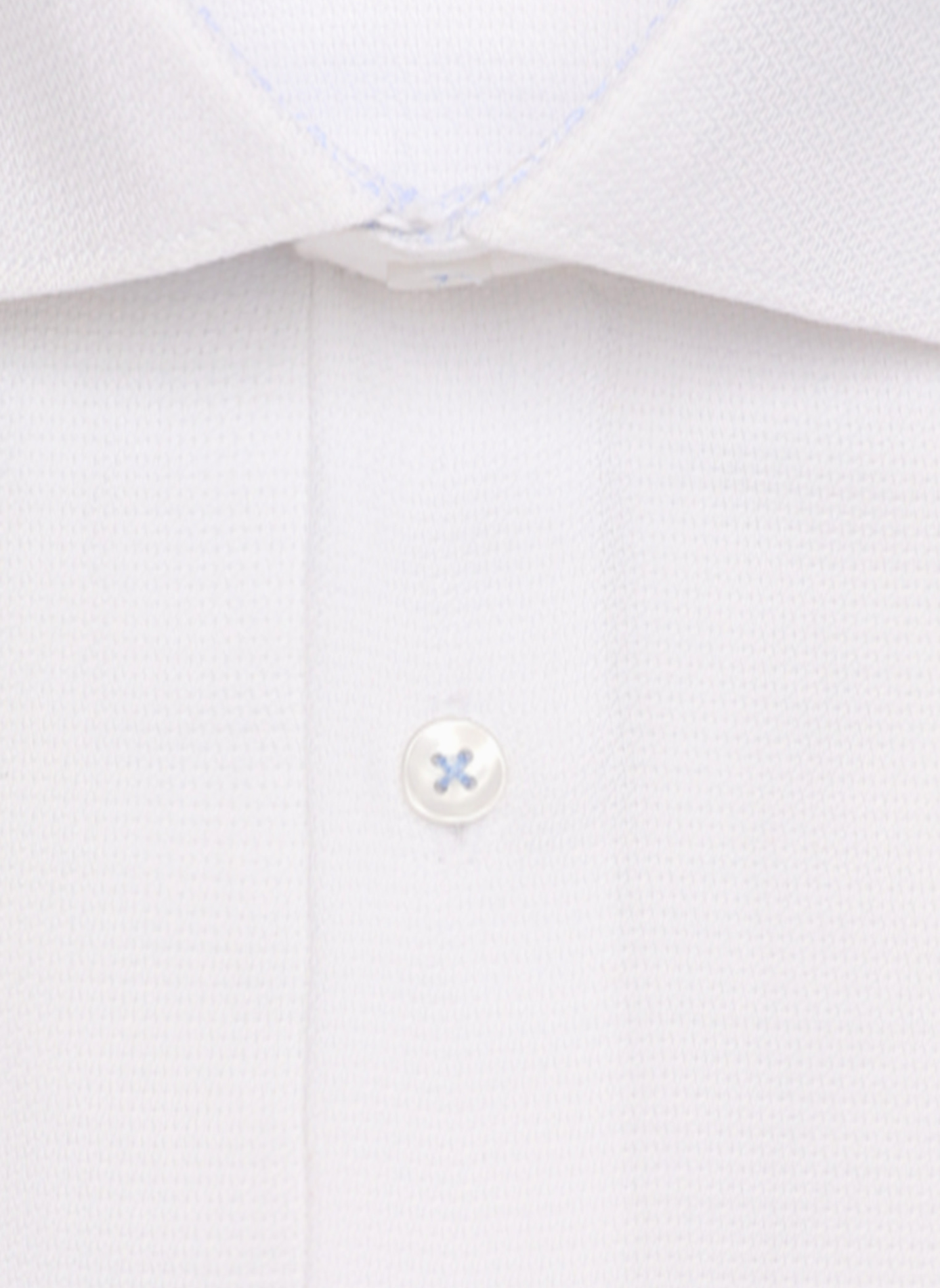 Straight classic collar shirt in cotton SEIDENSTICKER White