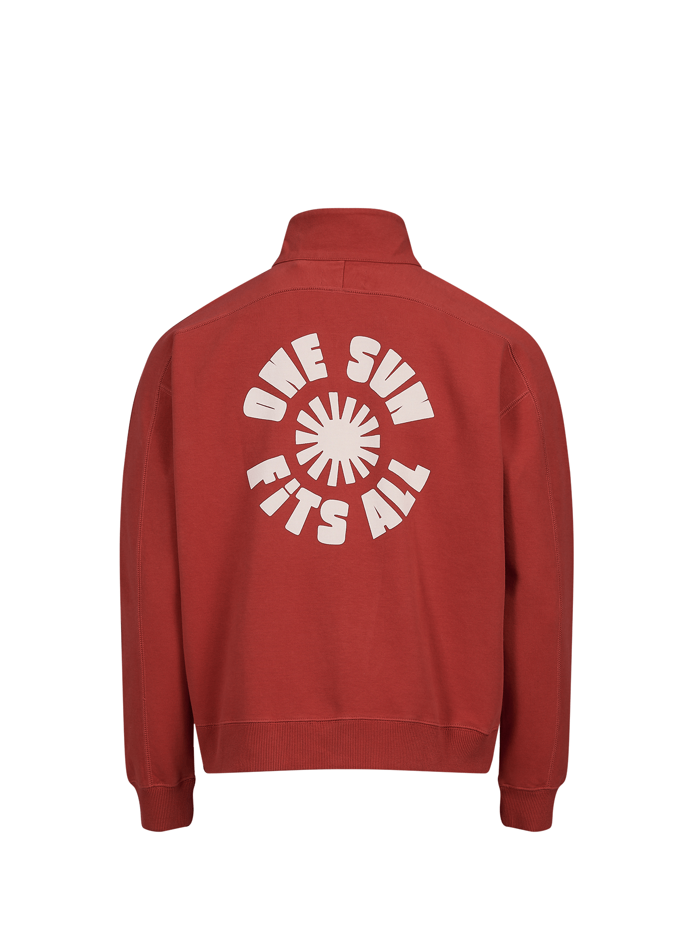 Sweat One Sun Pipo aus Baumwolle THINKING MU Rot
