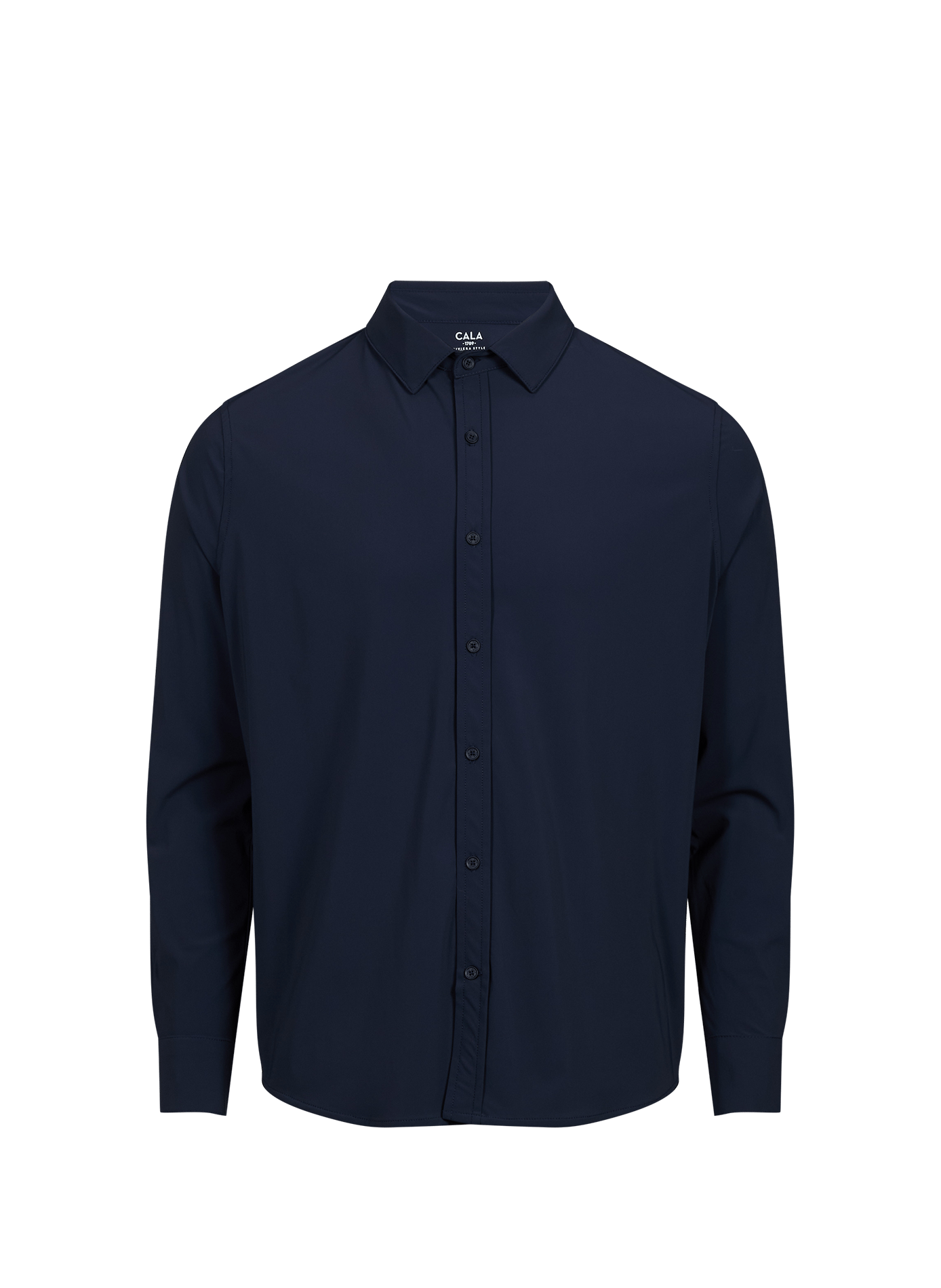 Straight blazer with print 1789 CALA Blue