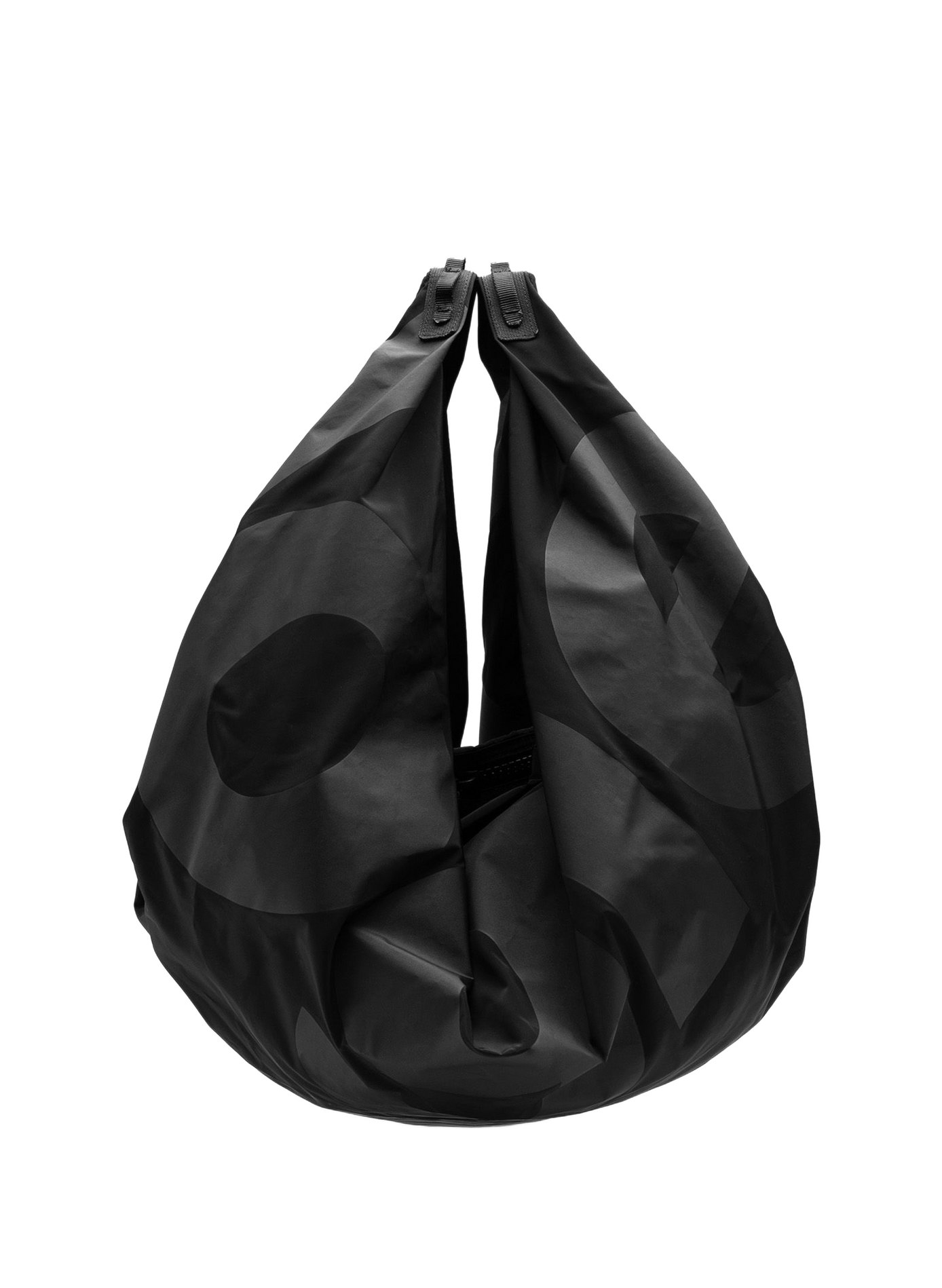 Printed shoulder bag TOPOLOGIE Black