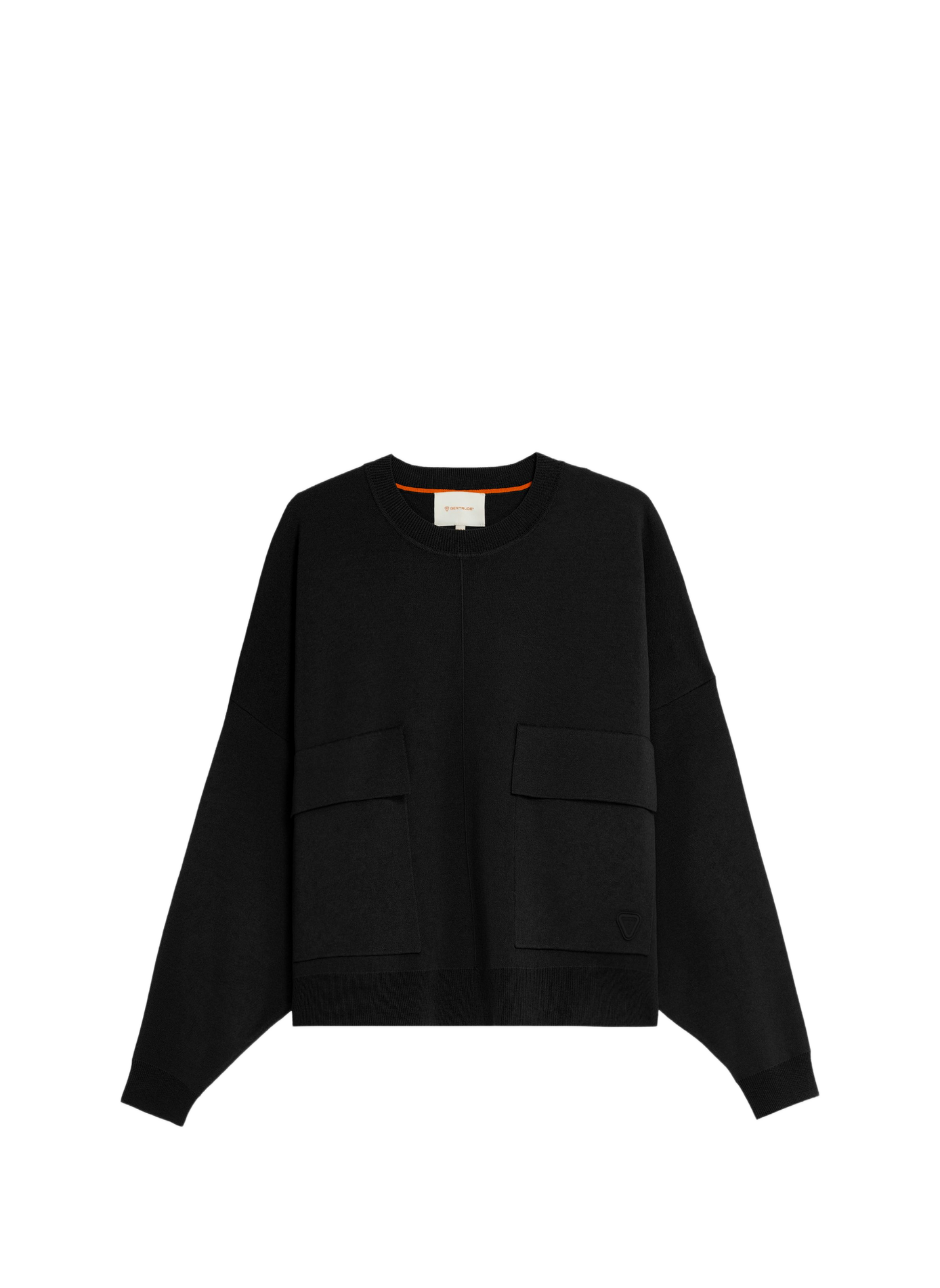 Straight-cut Chester sweatshirt in GERTRUDE Black