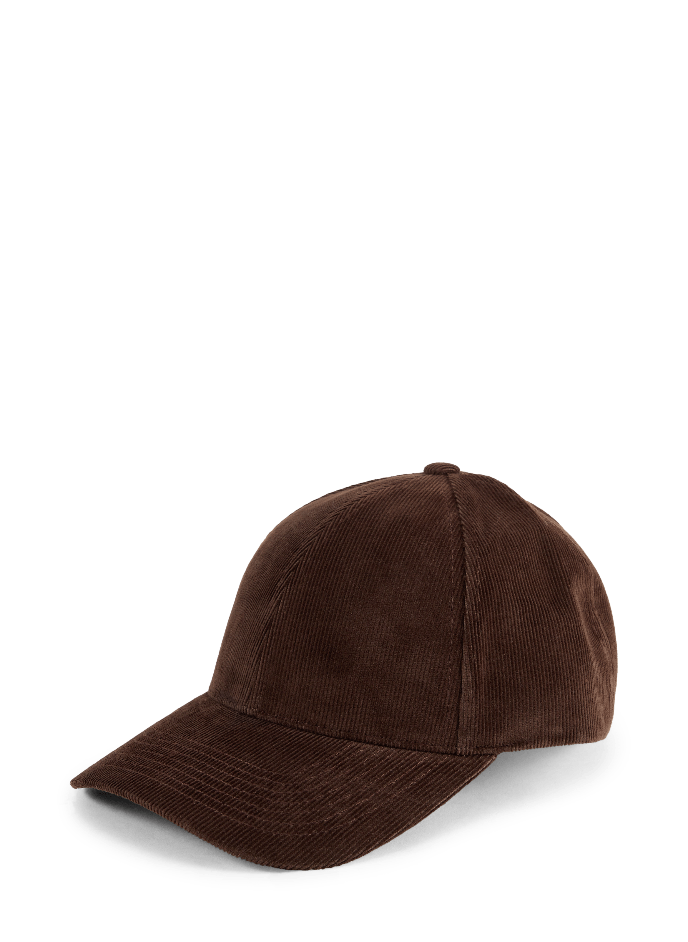 Pet van corduroy katoen VARSITY Bruin