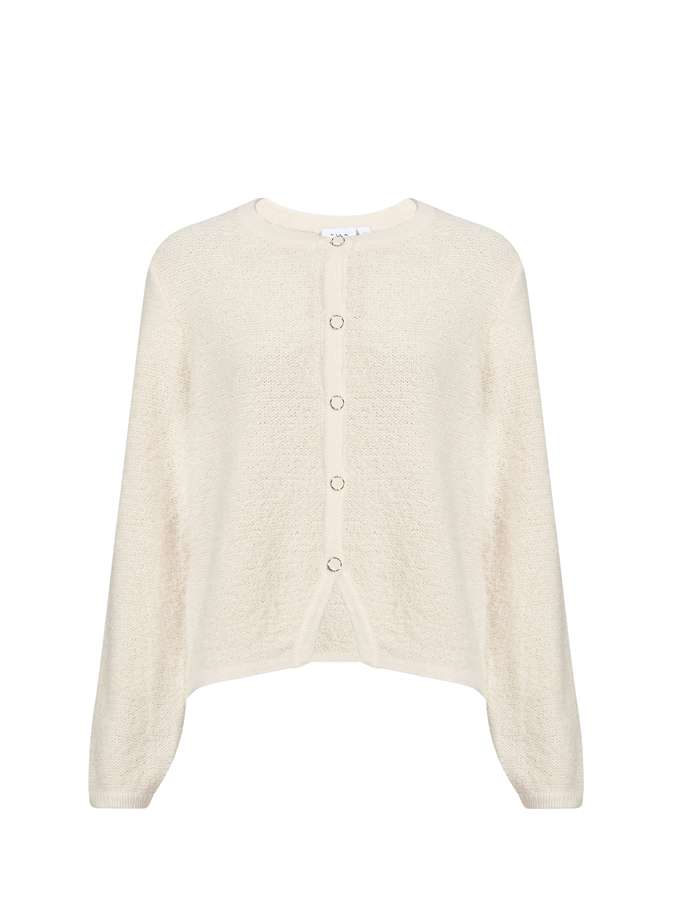 Rechtvallend gilet met lange mouwen VILA Beige
