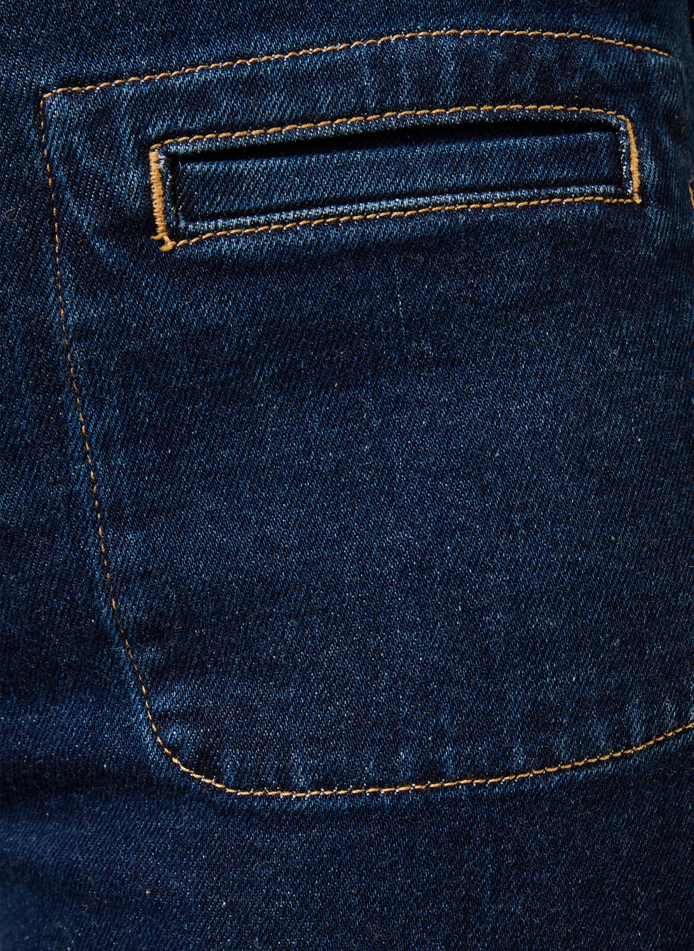 Hoge taille bootcut jeans van een mix van katoen LA FEE MARABOUTEE Blauw