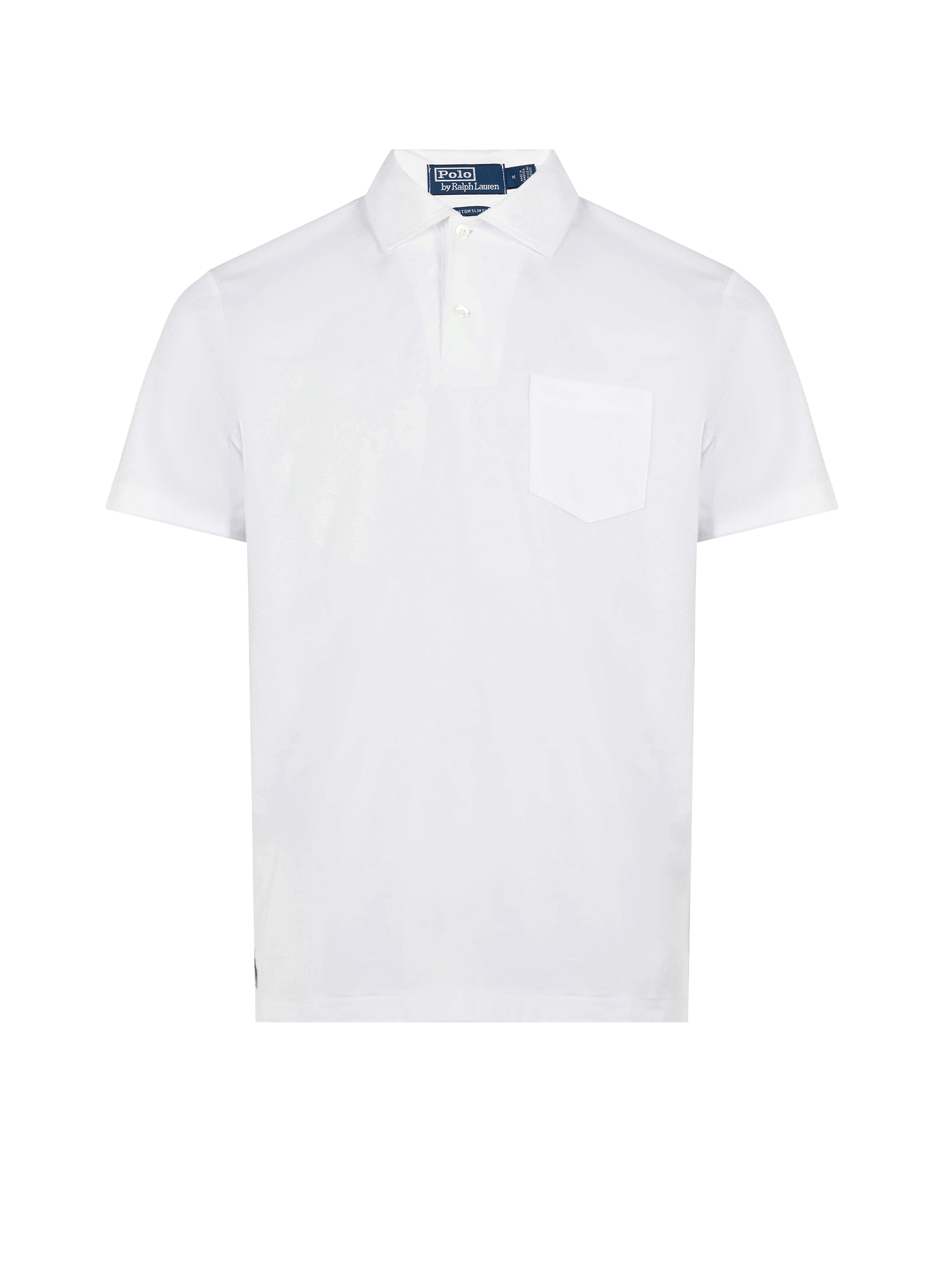 Polo slim en maille piqué de coton