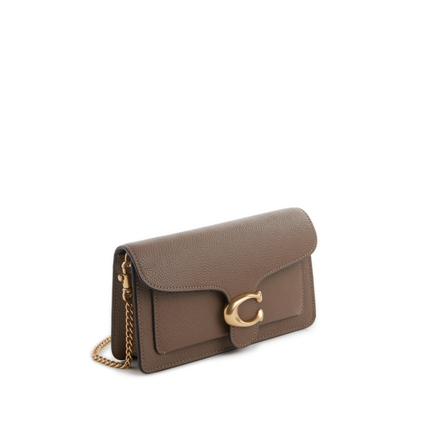 Coach Tabby Leather Bag In Brown