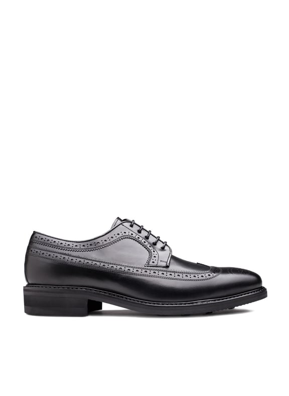 Derby cuir barton Noir by FINSBURY FINSBURY Derby cuir barton Noir