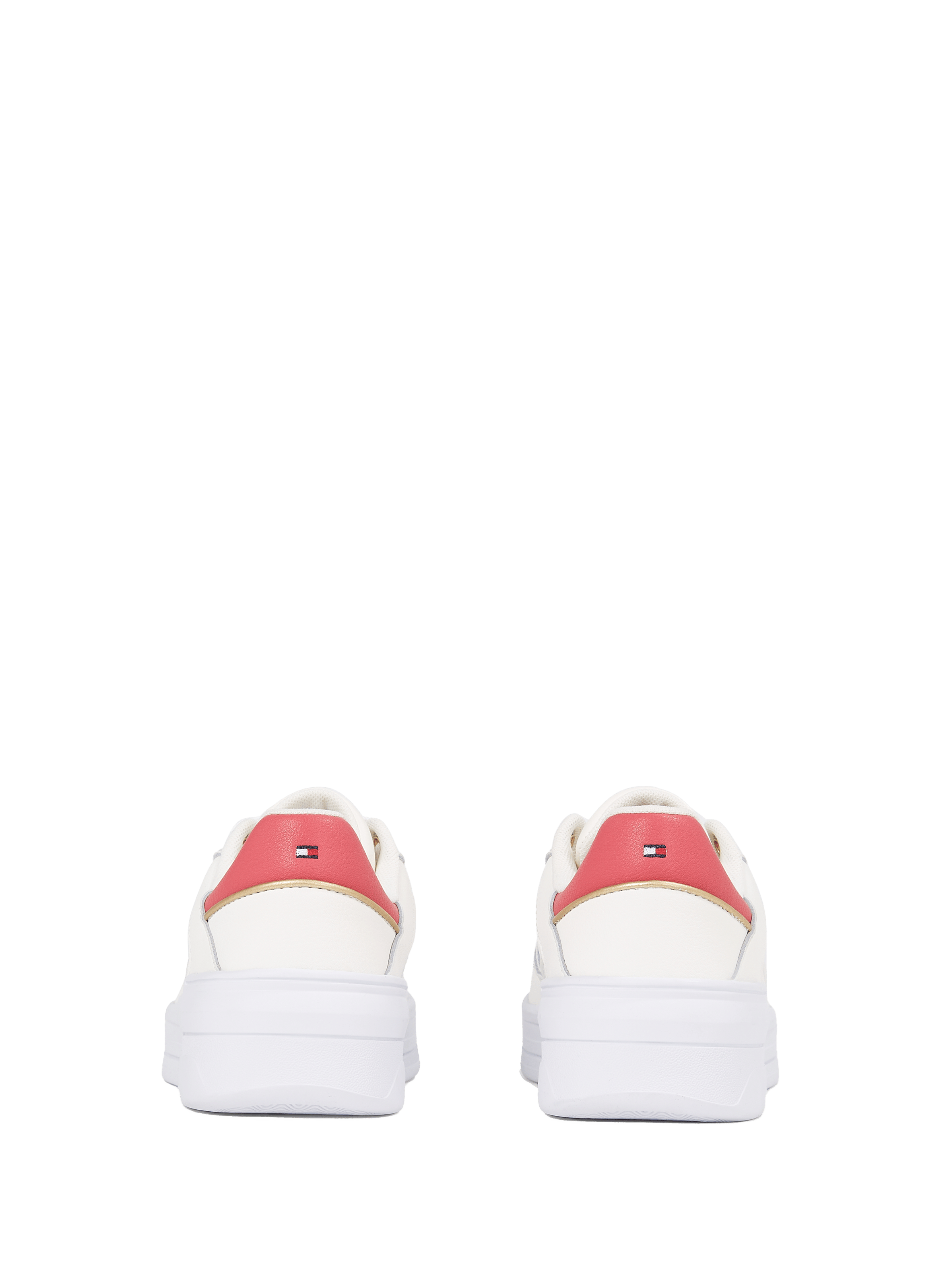 Baskets en cuir  TOMMY HILFIGER Blanc