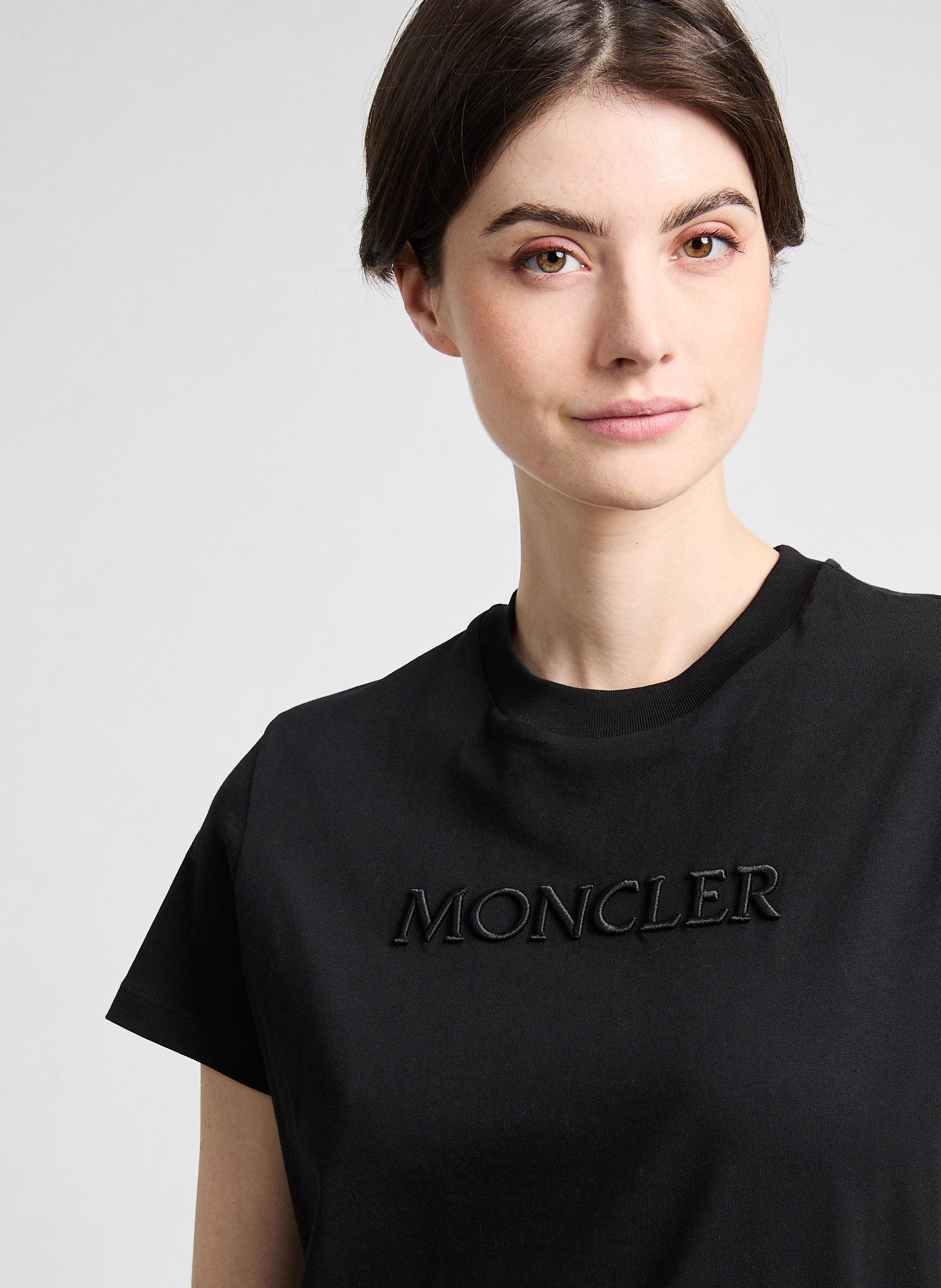 T-shirt en coton  MONCLER Noir