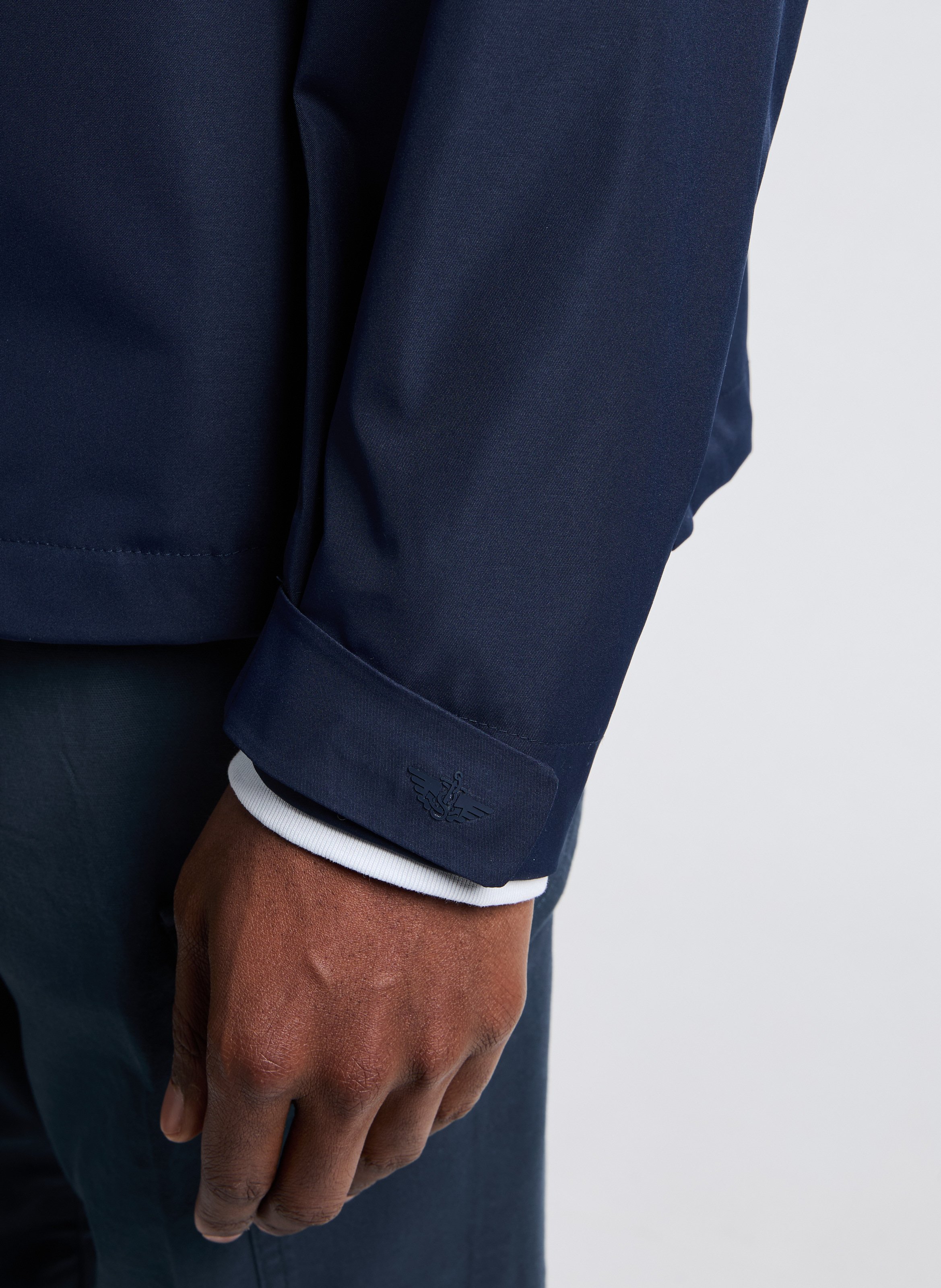 Veste droite à capuche DOCKERS Bleu