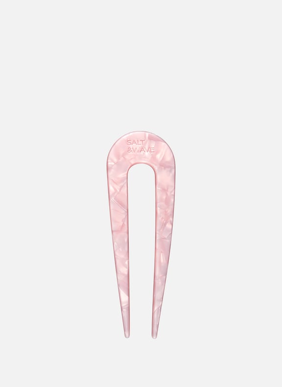 Ariel hair pin - Pink Marble SALT & WAVE Ariel hair pin - Pink Marble SALT & WAVE