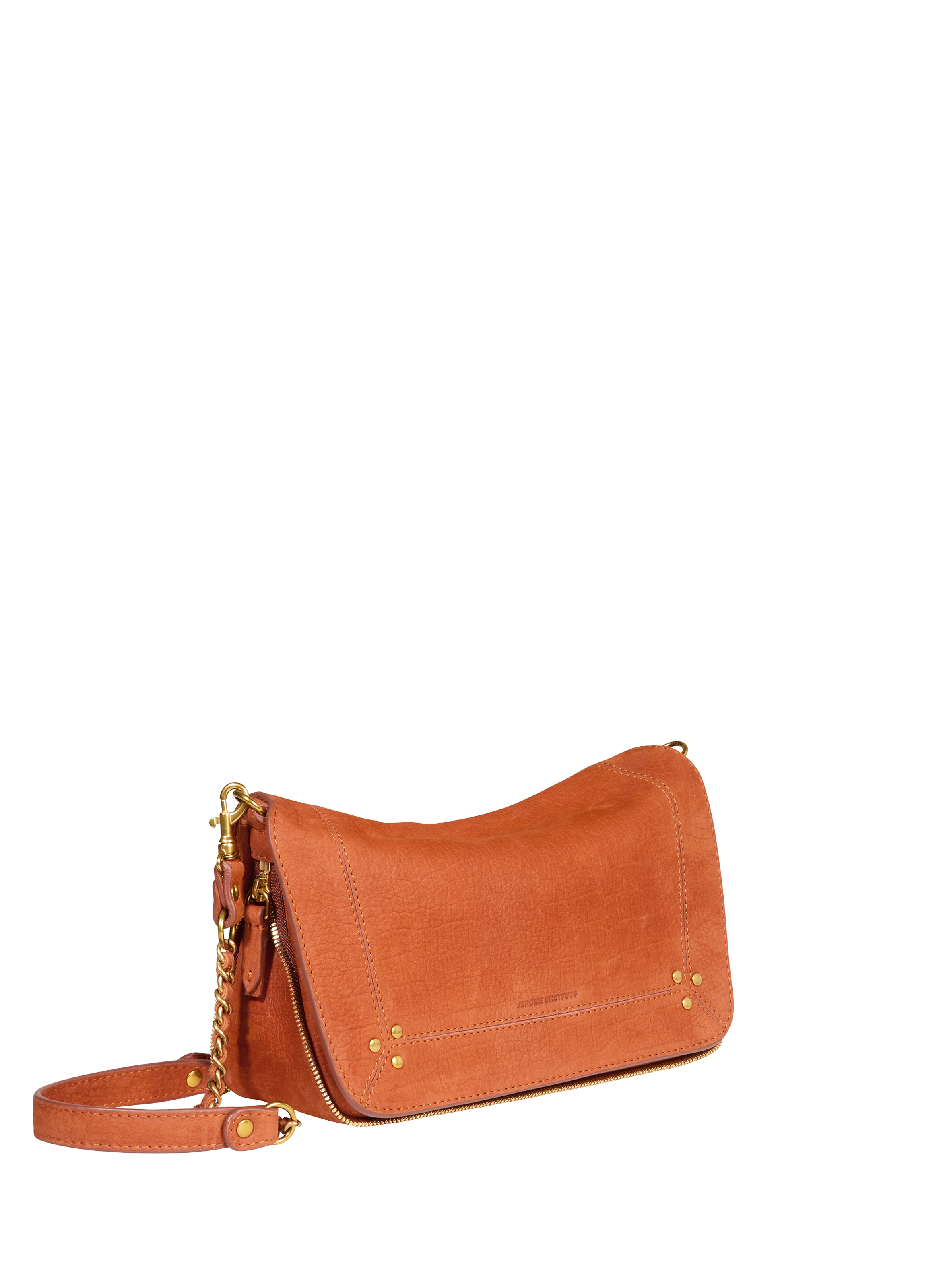 Sac bandoulière Bobi S en cuir JÉRÔME DREYFUSS Orange