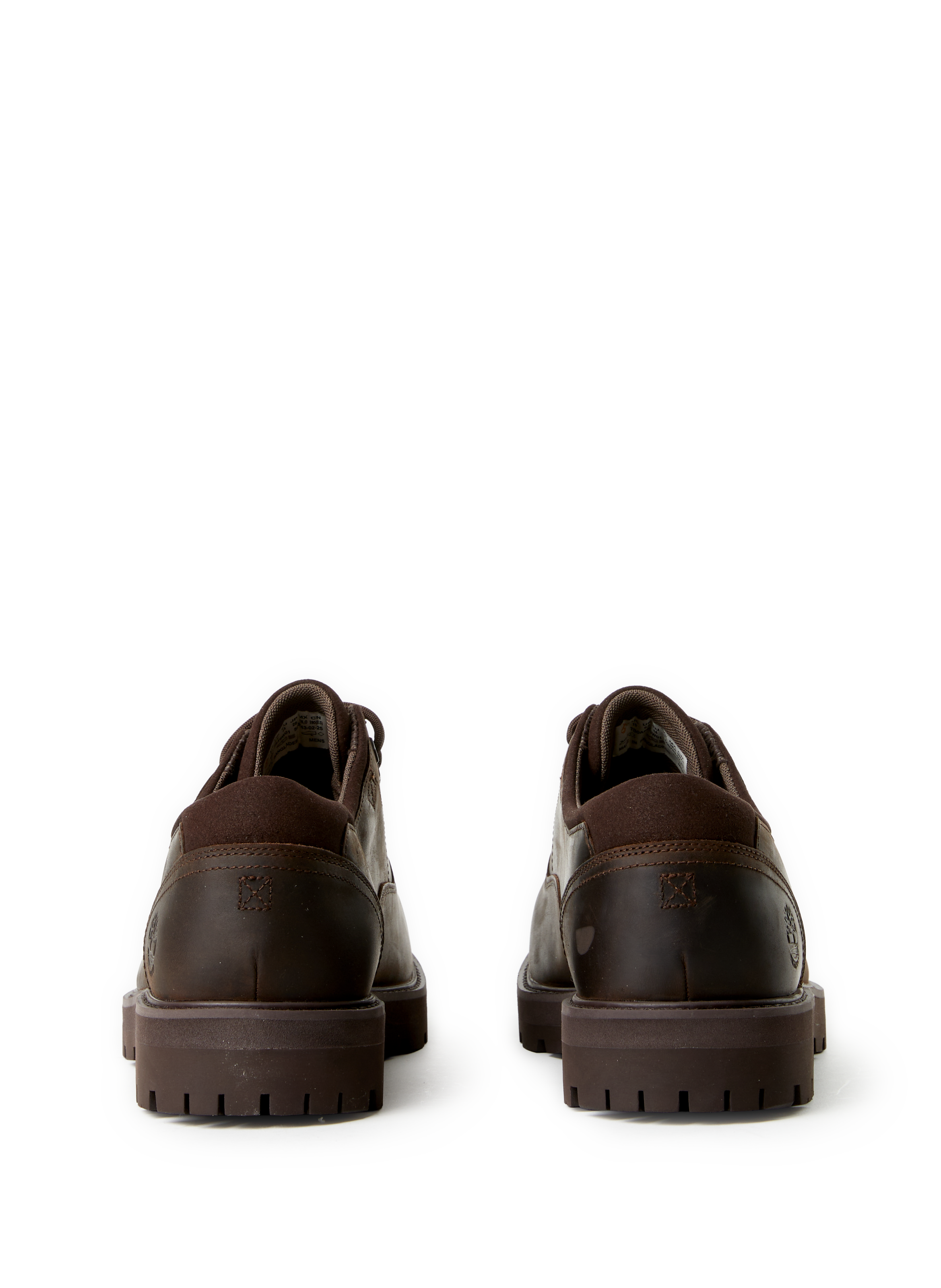 Calfskin leather lace-up loafers TIMBERLAND Brown