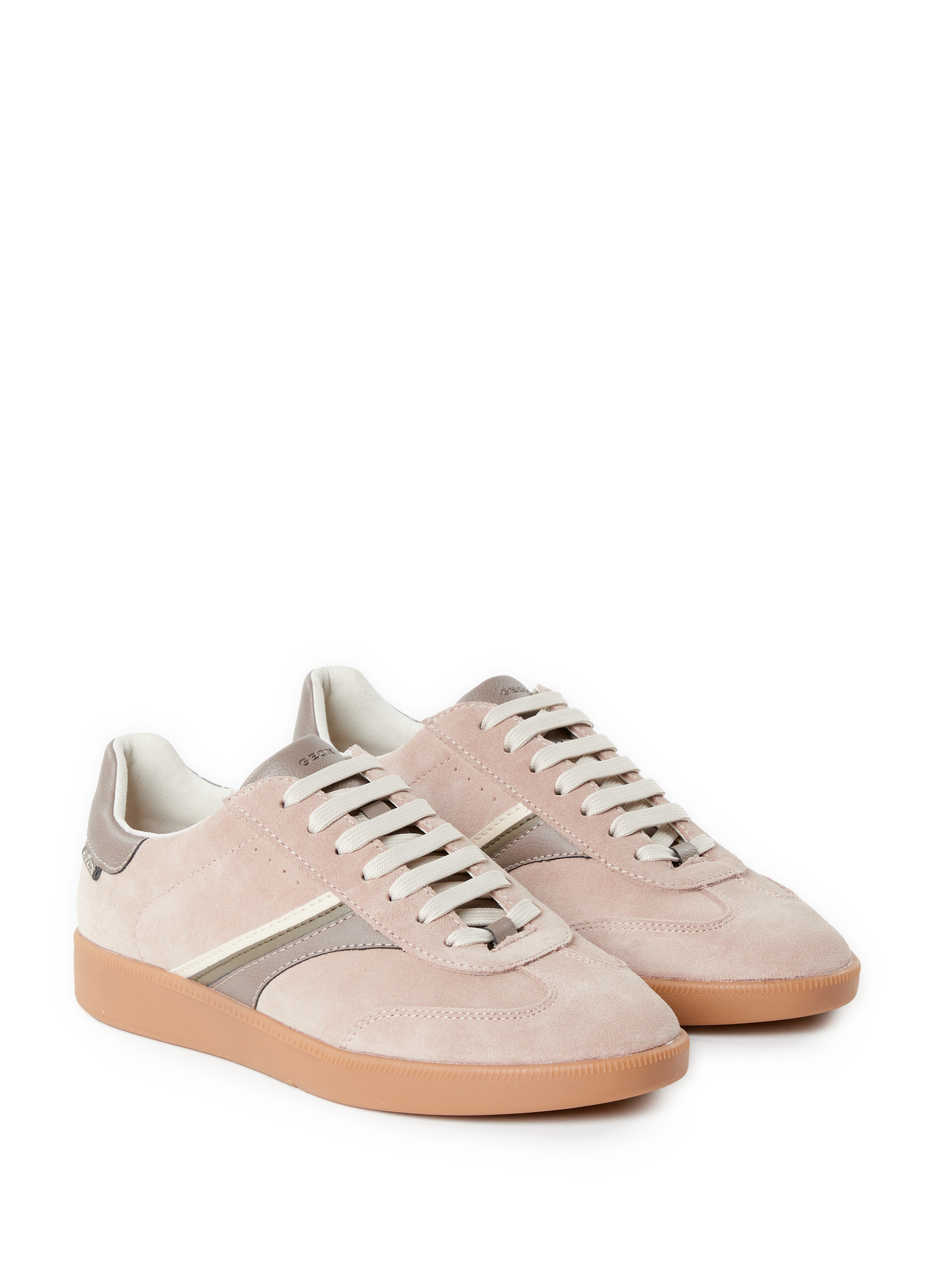 Melada mixed leather sneakers GEOX Pink