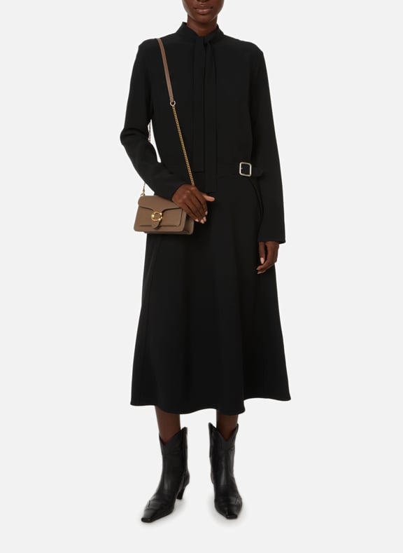 Flared black dress Black by JIL SANDER JIL SANDER Flared black dress Black
