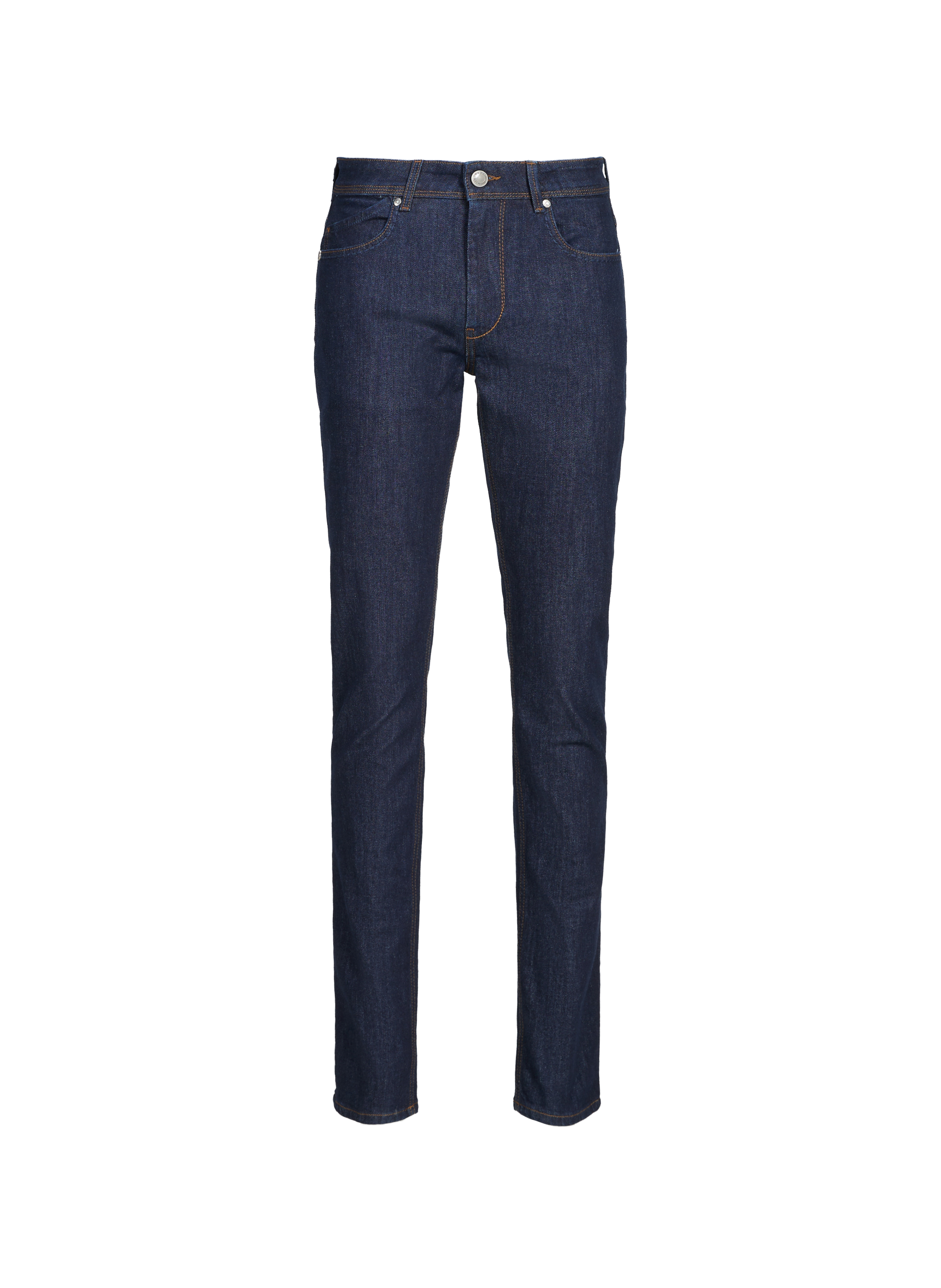 RE HASH Cotton-blend slim-fit jeans Blue