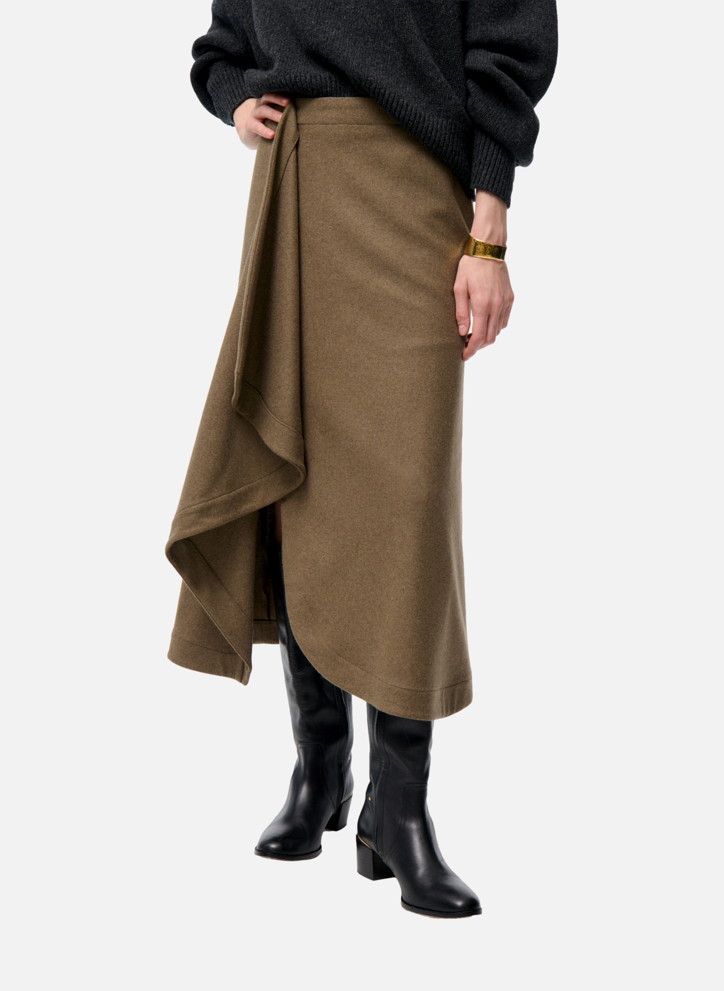 Jupe florida VANESSA BRUNO Vert