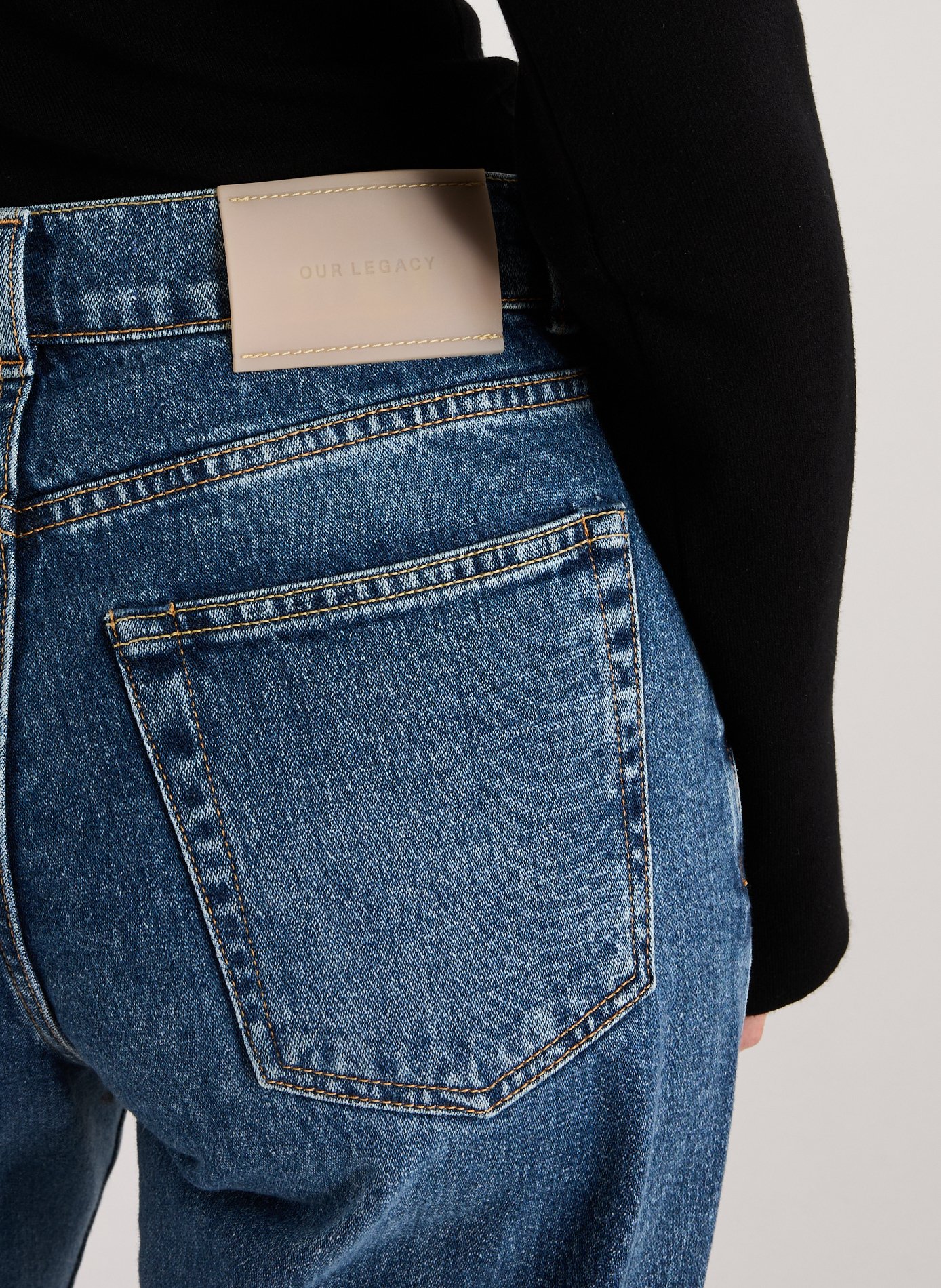 Straight cotton jeans OUR LEGACY Blue