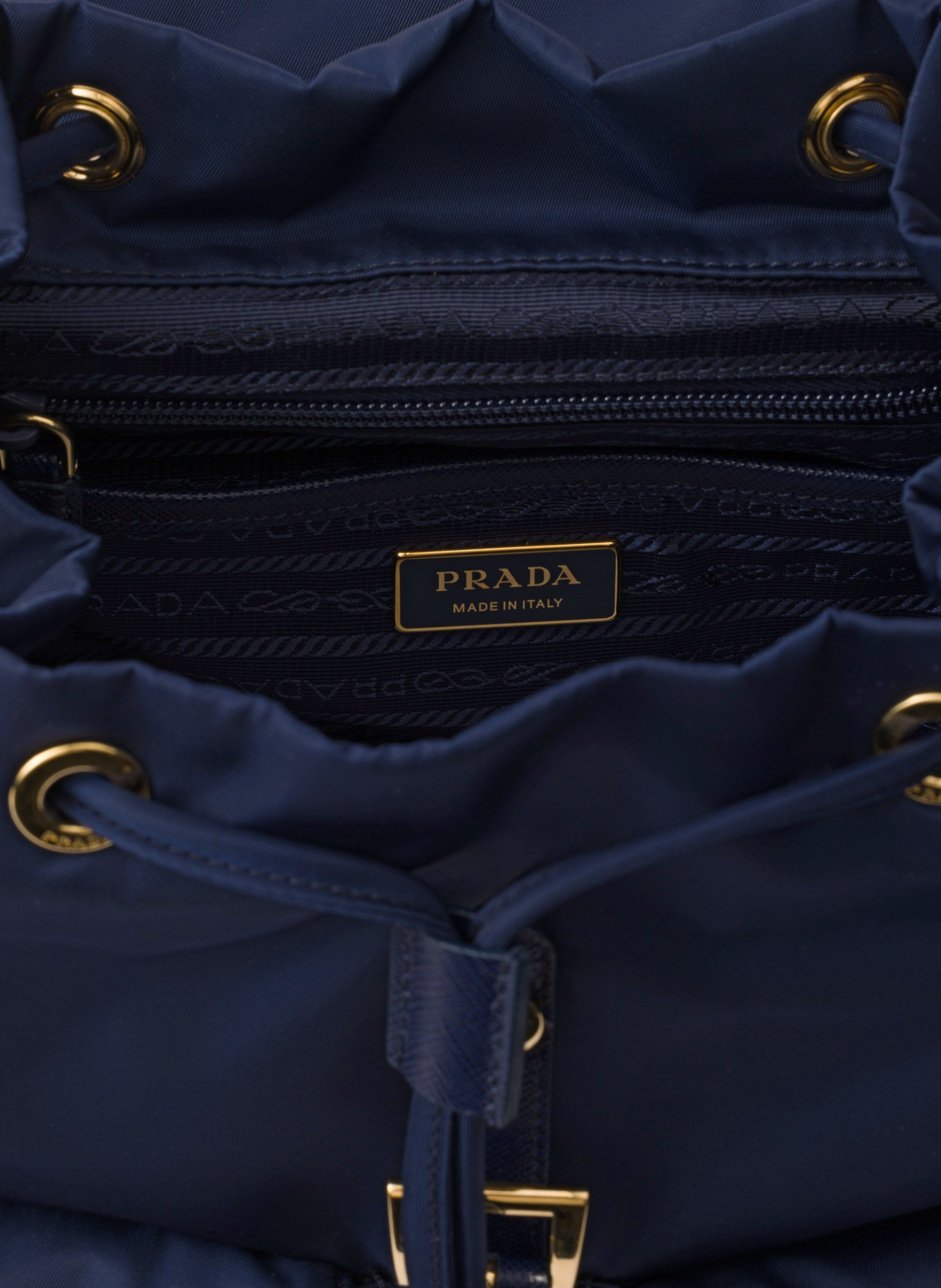 Petit sac à dos prada re-edition 1978 en re-nylon PRADA Bleu