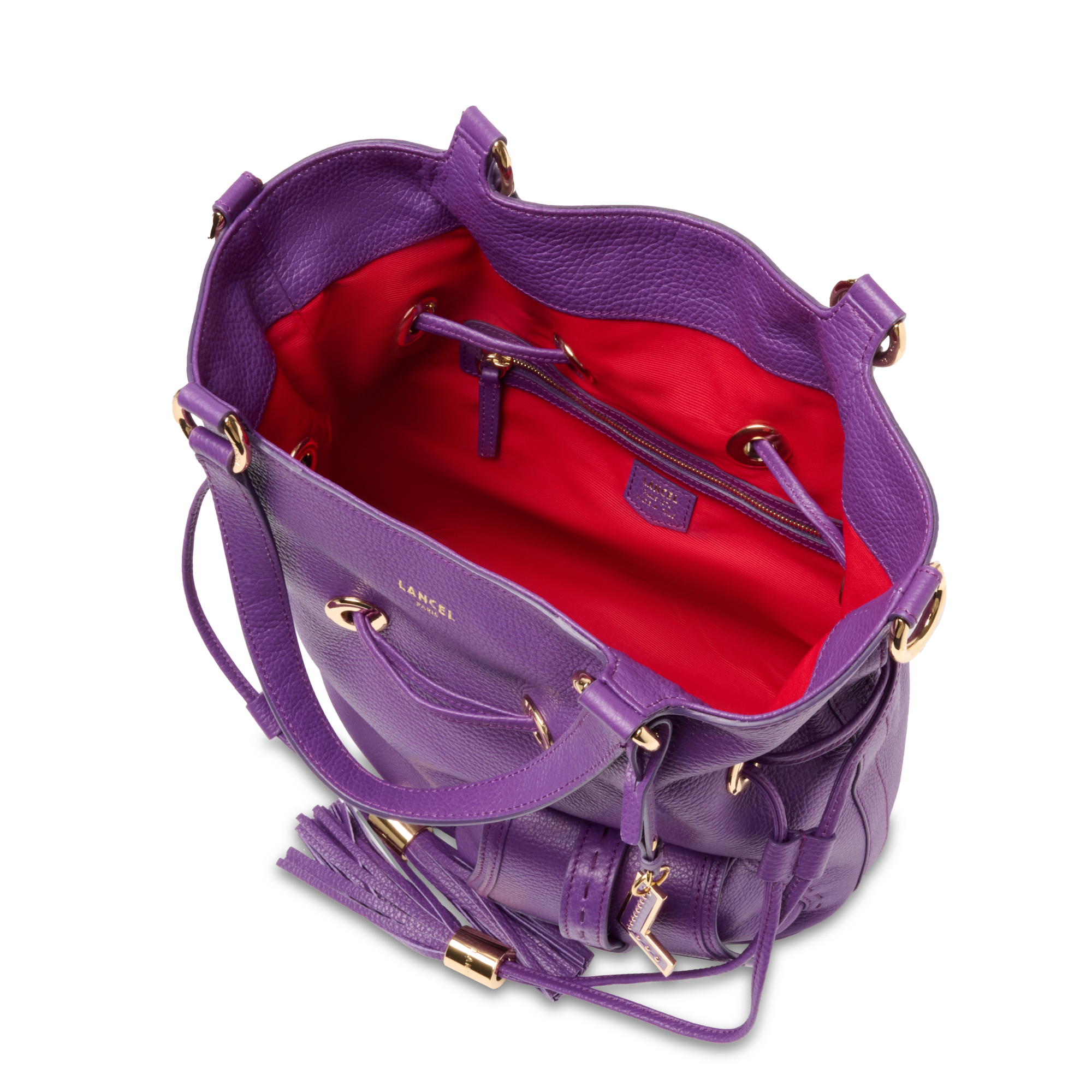 Sac seau m - premier flirt de lancel LANCEL Violet