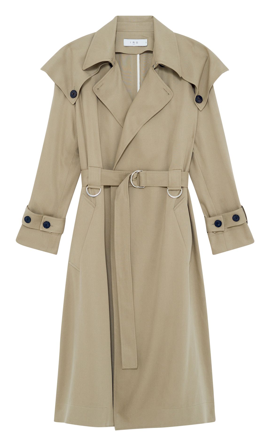 Trench mi-long qaro IRO Beige