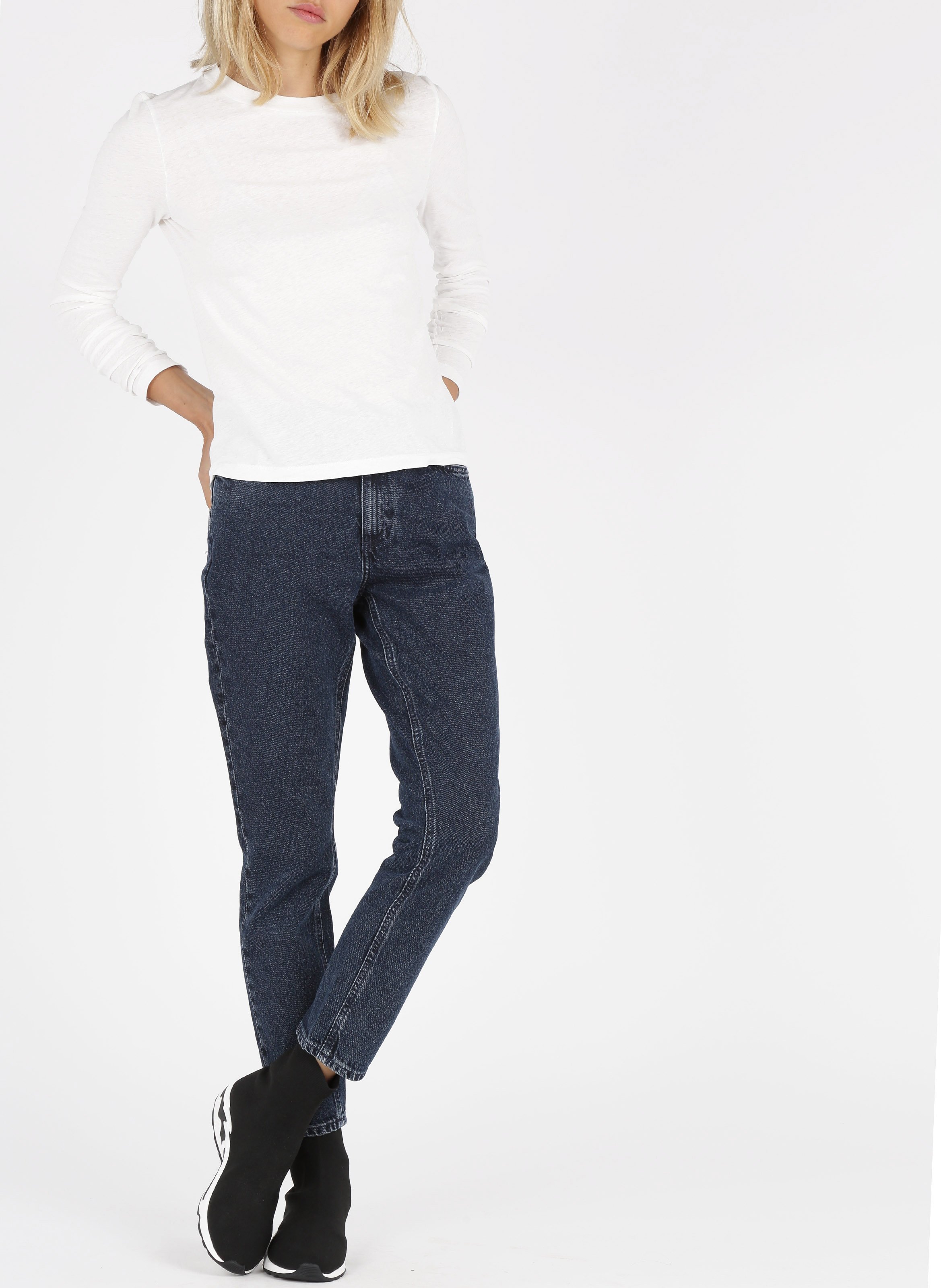 Tee-shirt col rond en coton gamipy AMERICAN VINTAGE Blanc