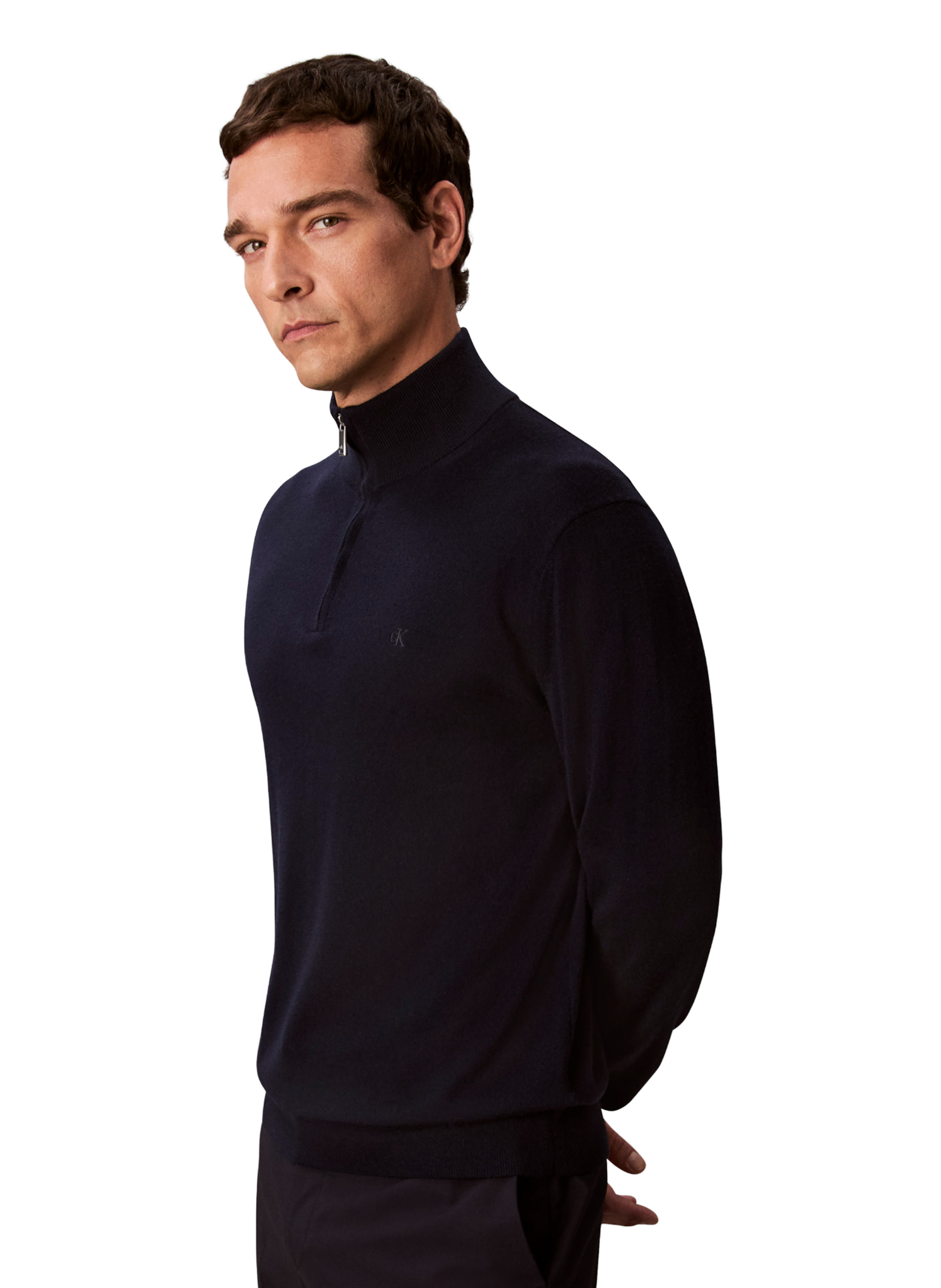 Roll-neck wool Jumper  CALVIN KLEIN Blue