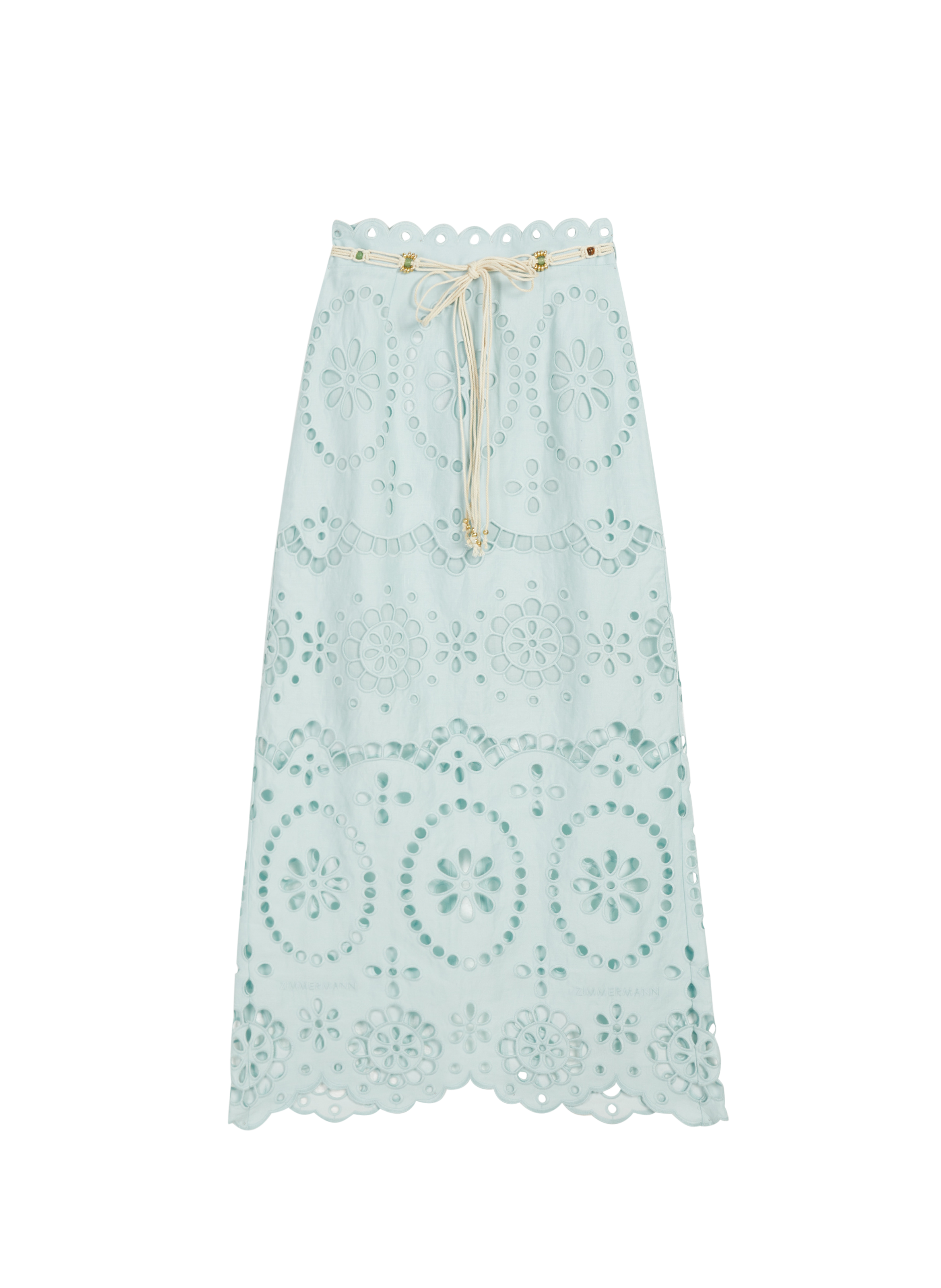 Floral maxi skirt ZIMMERMANN Blue