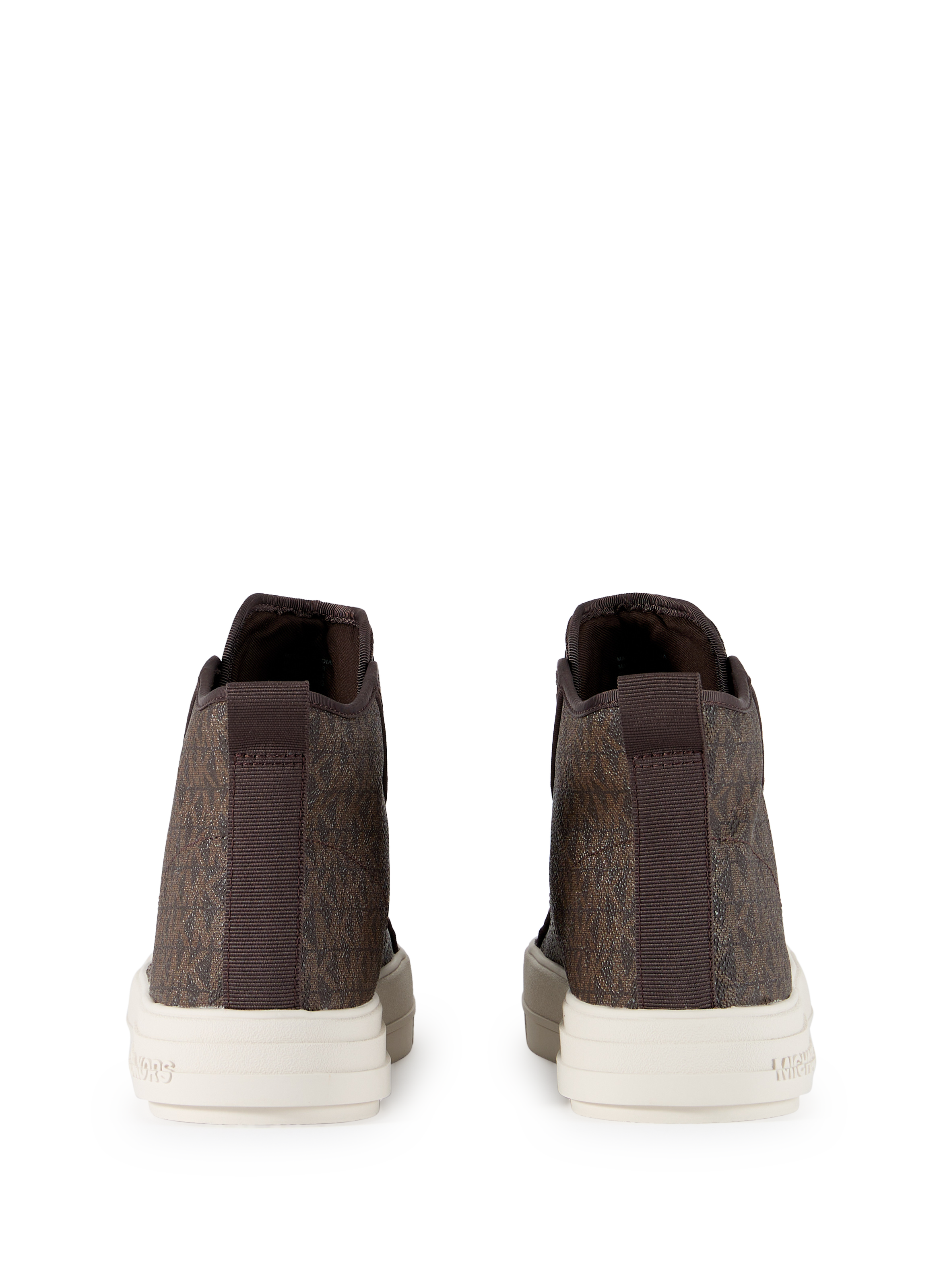 Baskets montantes logotypées MICHAEL KORS Marron