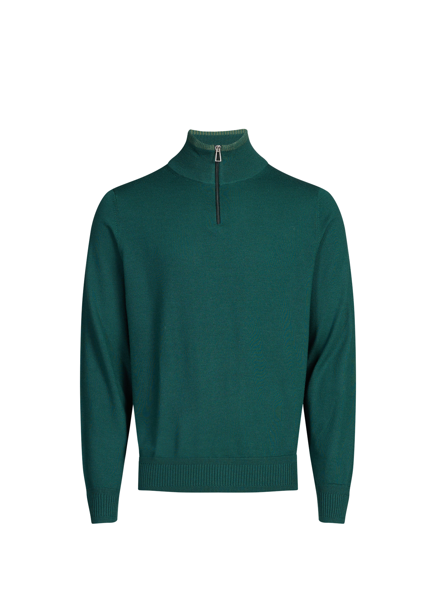 Pull col montant en laine mérinos PAUL SMITH Vert