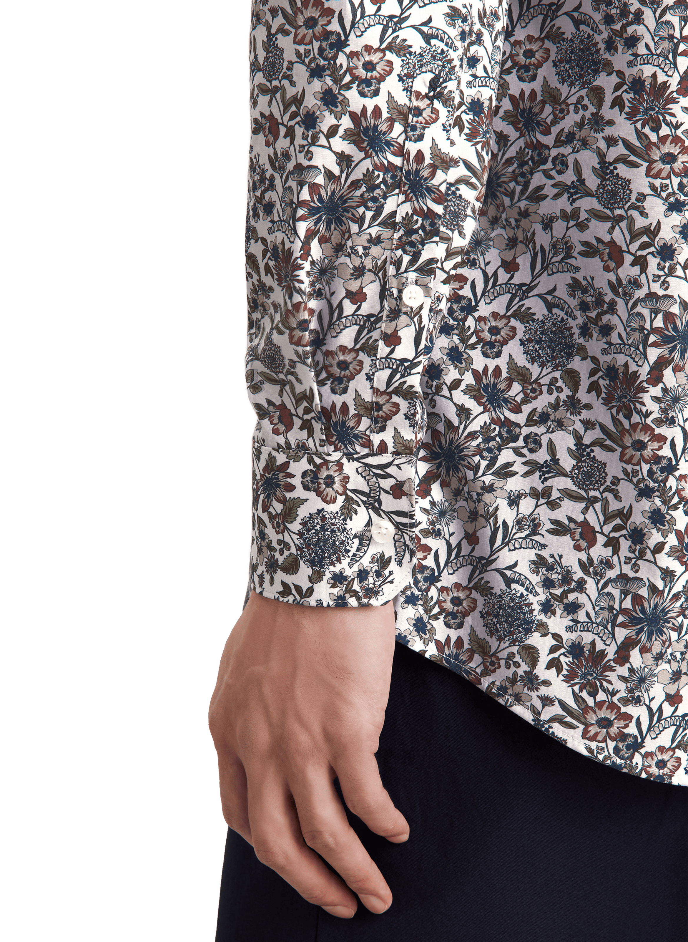 Chemise imprimée en coton SEIDENSTICKER Multicolore