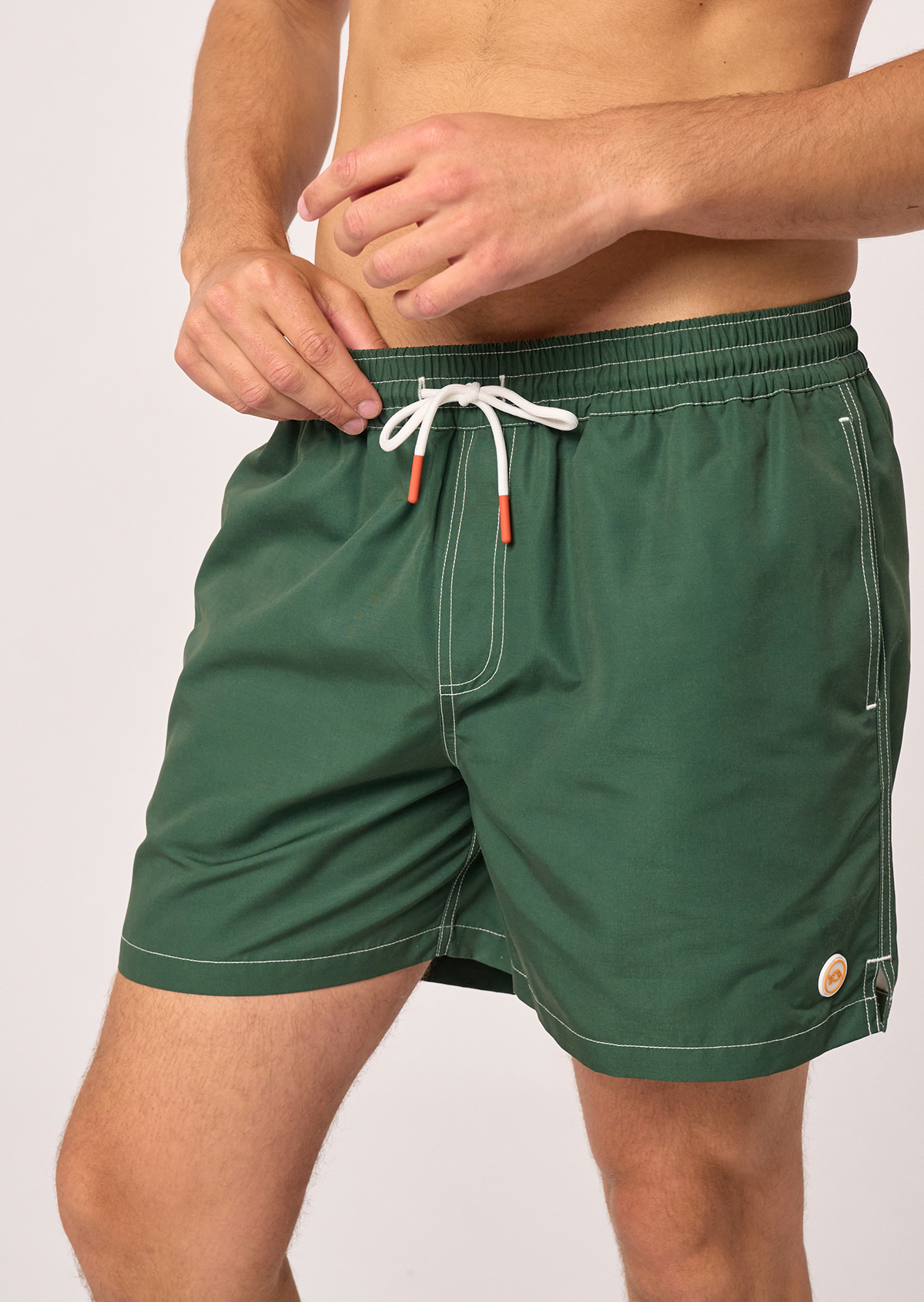 Short de bain en polyester recyclé BILLYBELT Vert