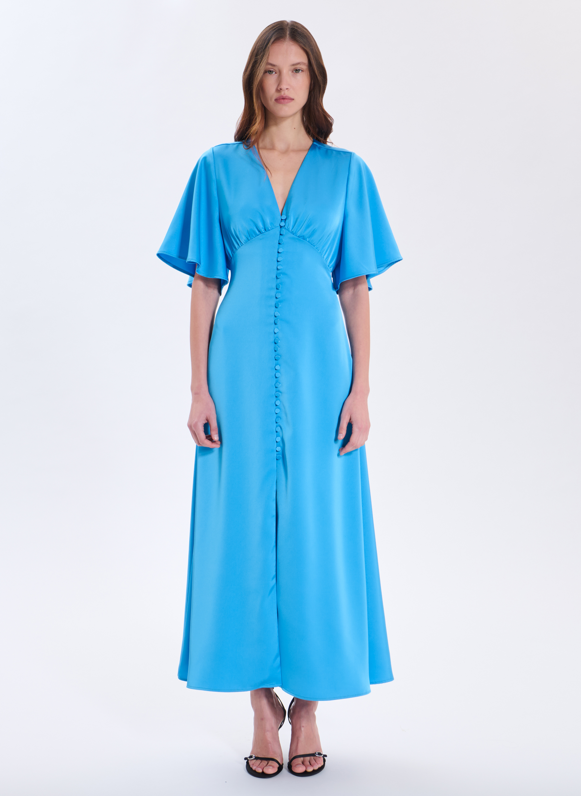 Robe  romilie ZAPA Bleu