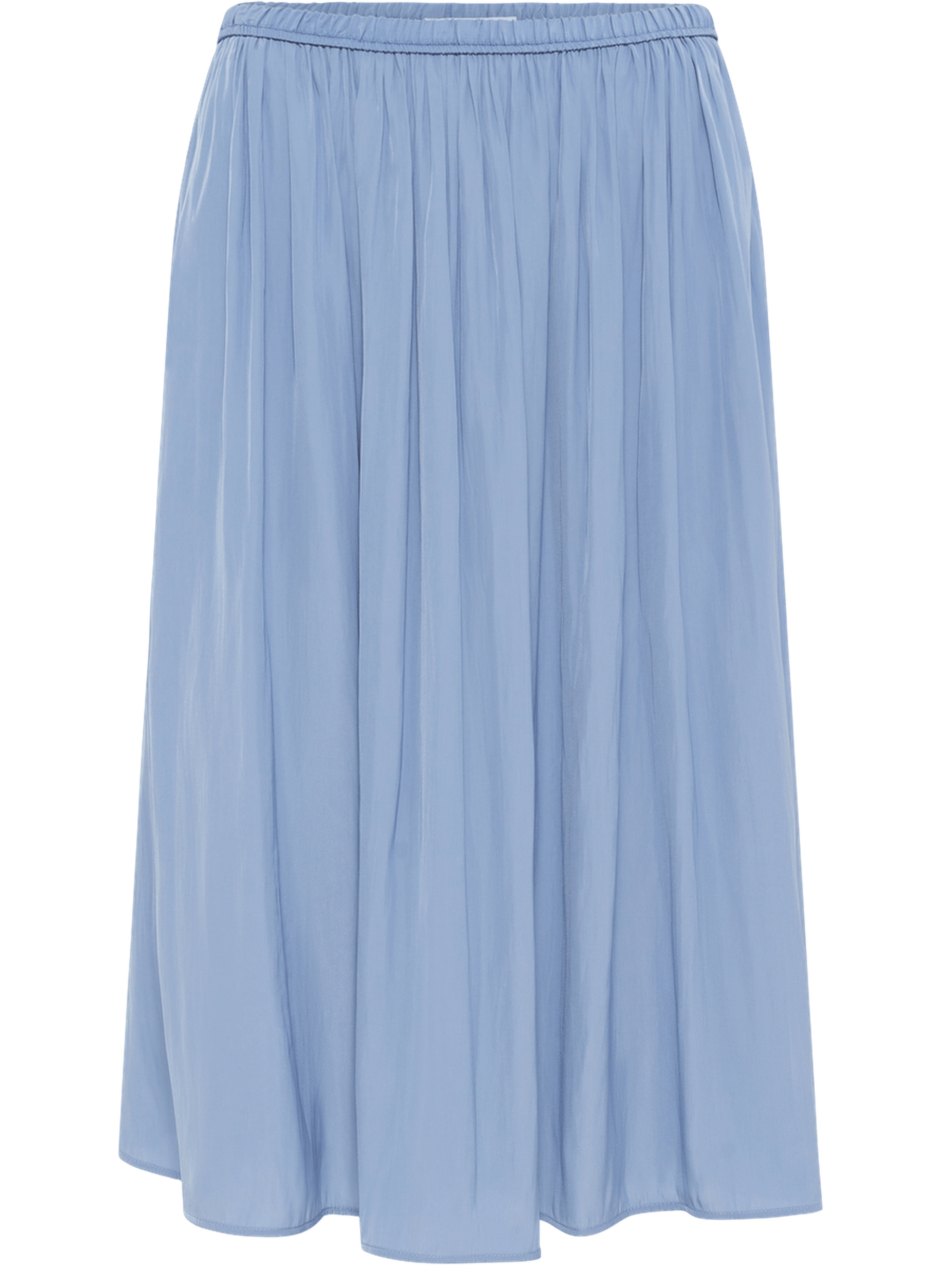 Jupe satinée plissée - juliah GERARD DAREL Bleu